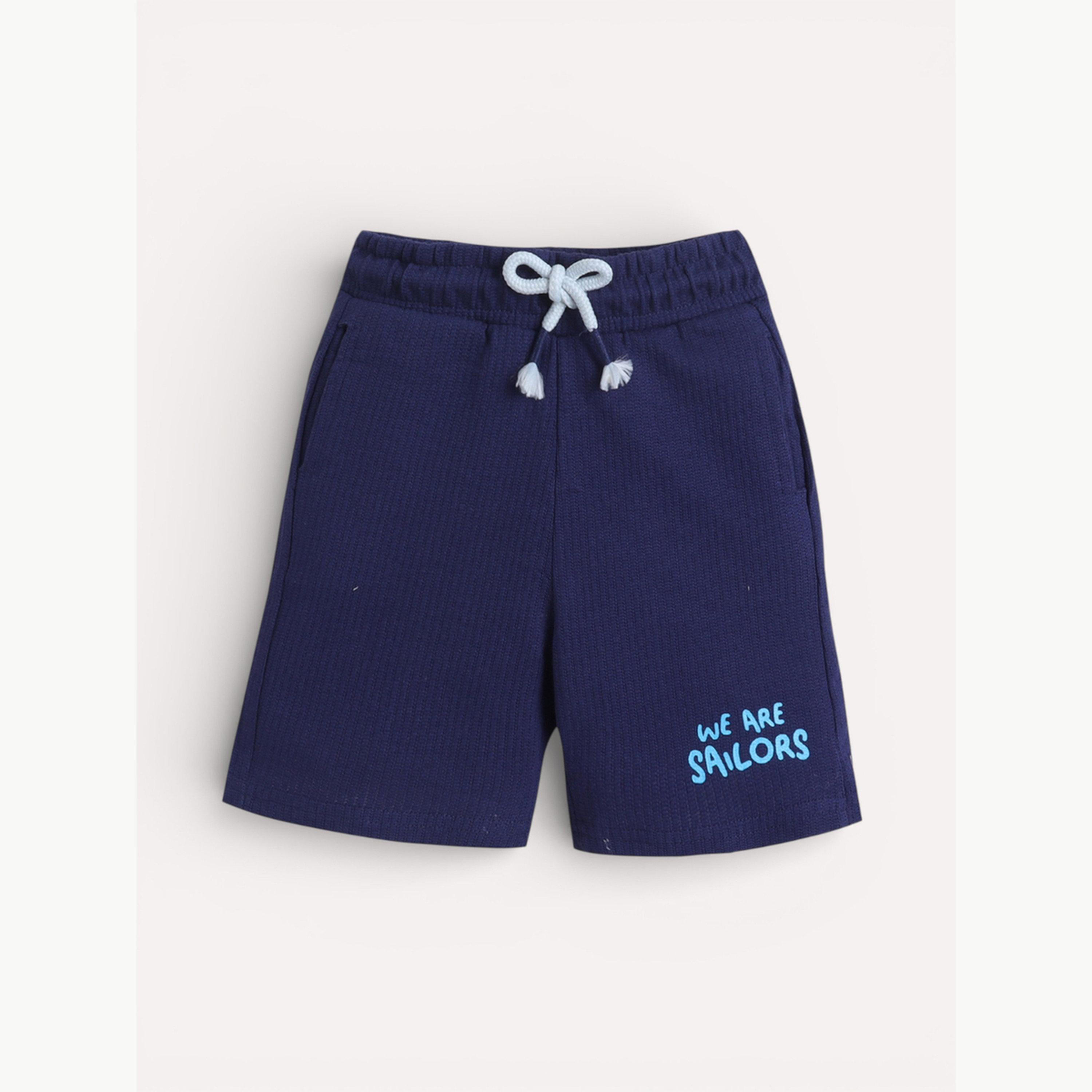 مجموعة من شورت وتيشيرت بطبعة جرافيك سمكة للأولاد الرضع-boys-clothing-setsandcoords-image-4