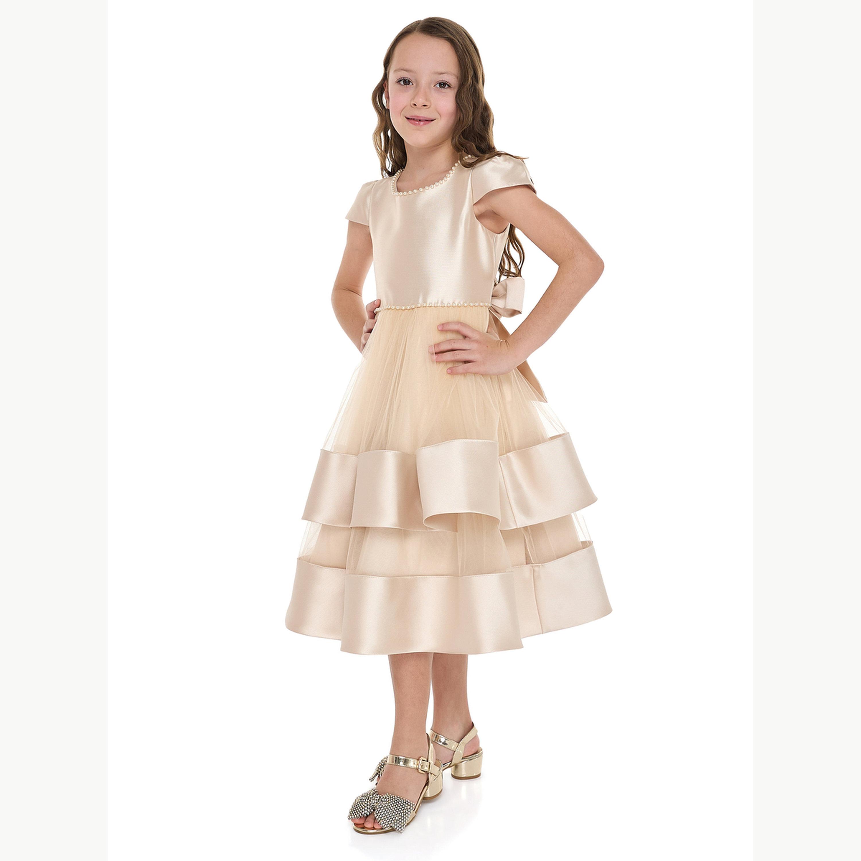 فستان رمضان احتفالي متعدد الطبقات بتفاصيل شبكية للبنات-girls-clothing-dressesandjumpsuits-image-3