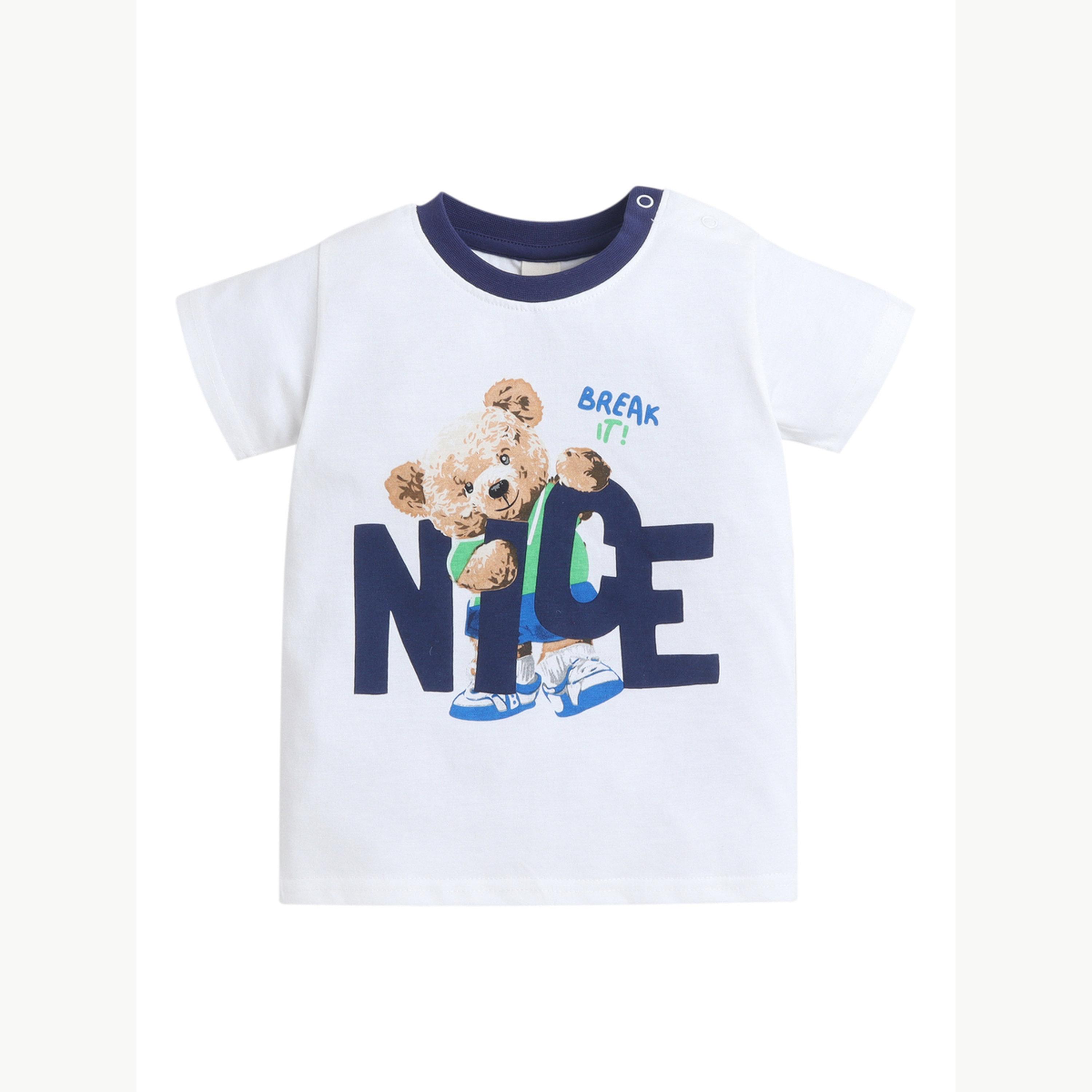 Victor and Jane X Styli Baby Boys Bear Graphic T-Shirt and Shorts Set-boys-clothing-setsandcoords-image-6