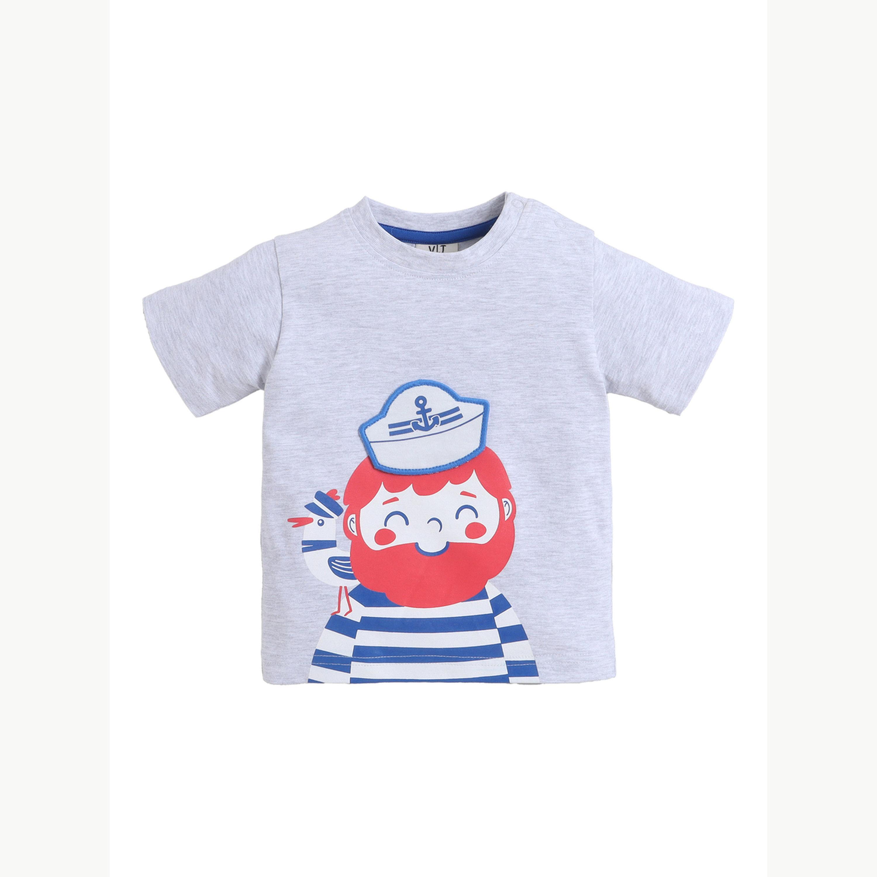 Victor and Jane X Styli Baby Boys Sailor Print T-Shirt and Shorts Set-boys-clothing-setsandcoords-image-5