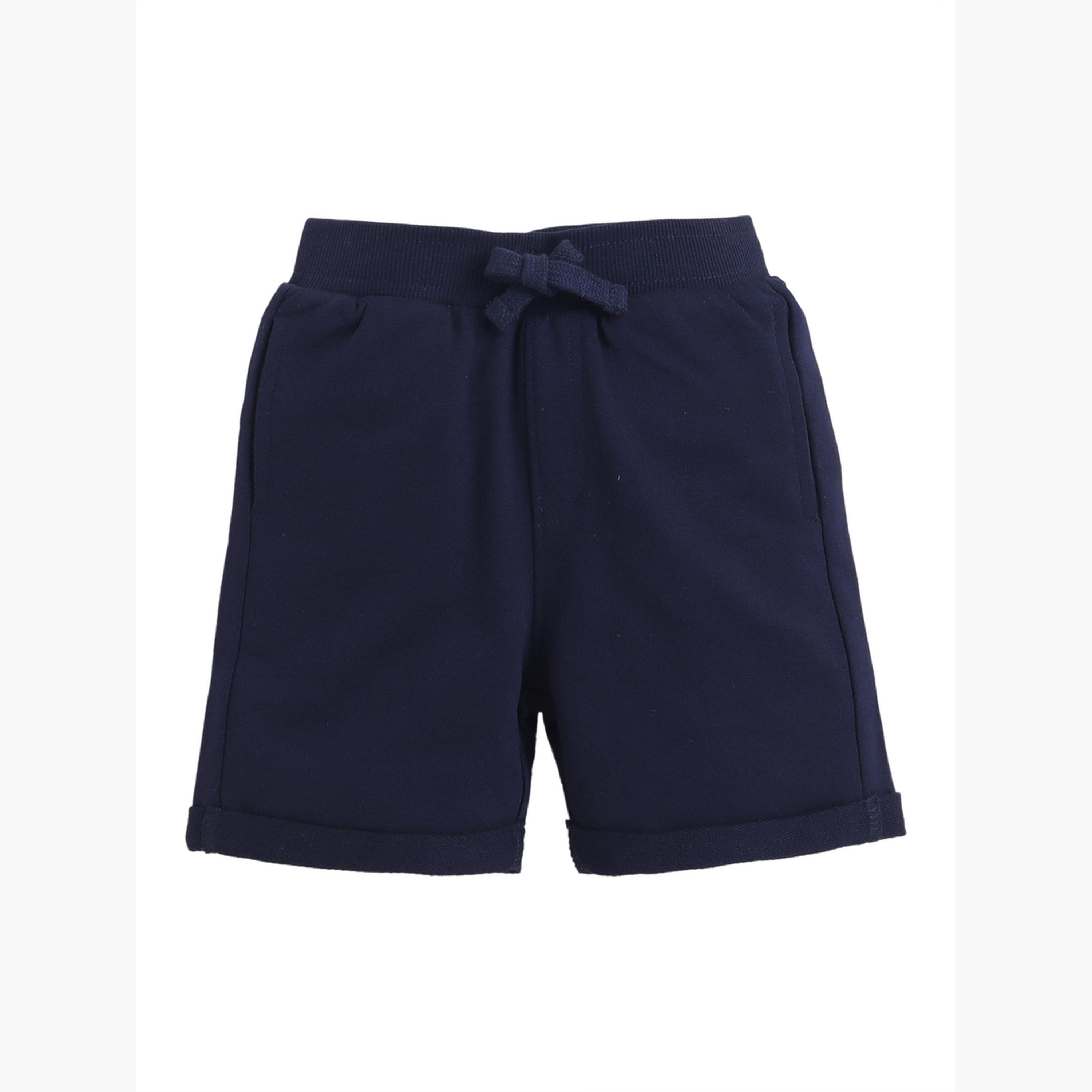 مجموعة من شورت وتيشيرت بياقة دائرية بطبعة-boys-clothing-setsandcoords-image-6