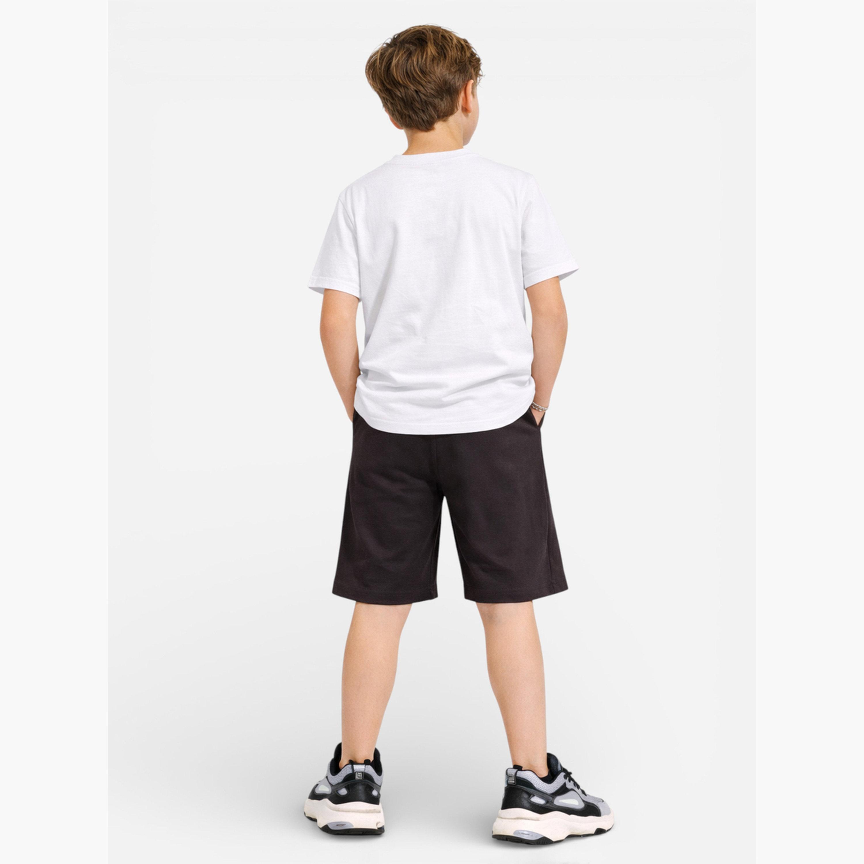 مجموعة من شورت وتيشيرت بطبعة جرافيك-boys-clothing-setsandcoords-image-4