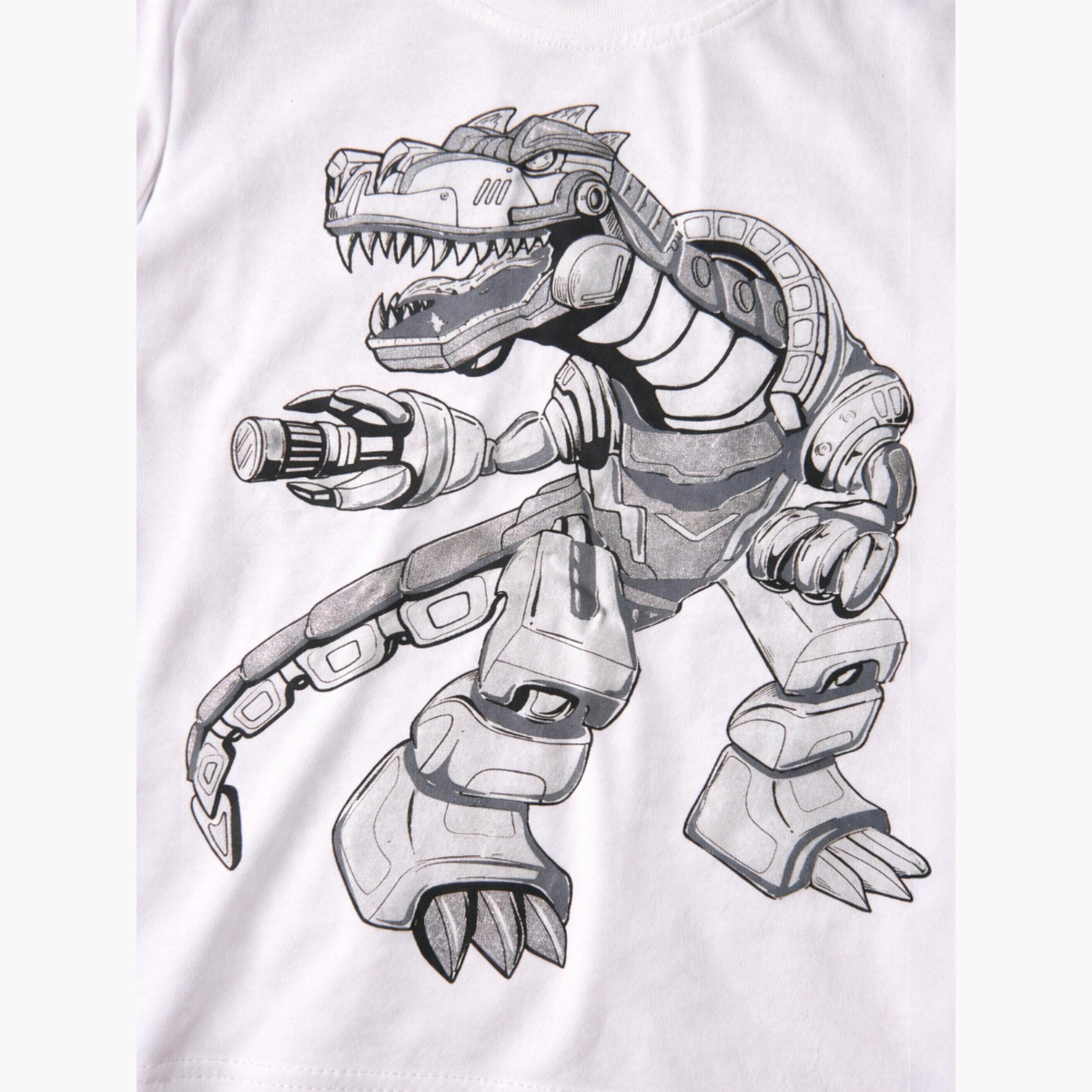 مجموعة من شورت وتيشيرت بطبعة جرافيك-boys-clothing-setsandcoords-image-5