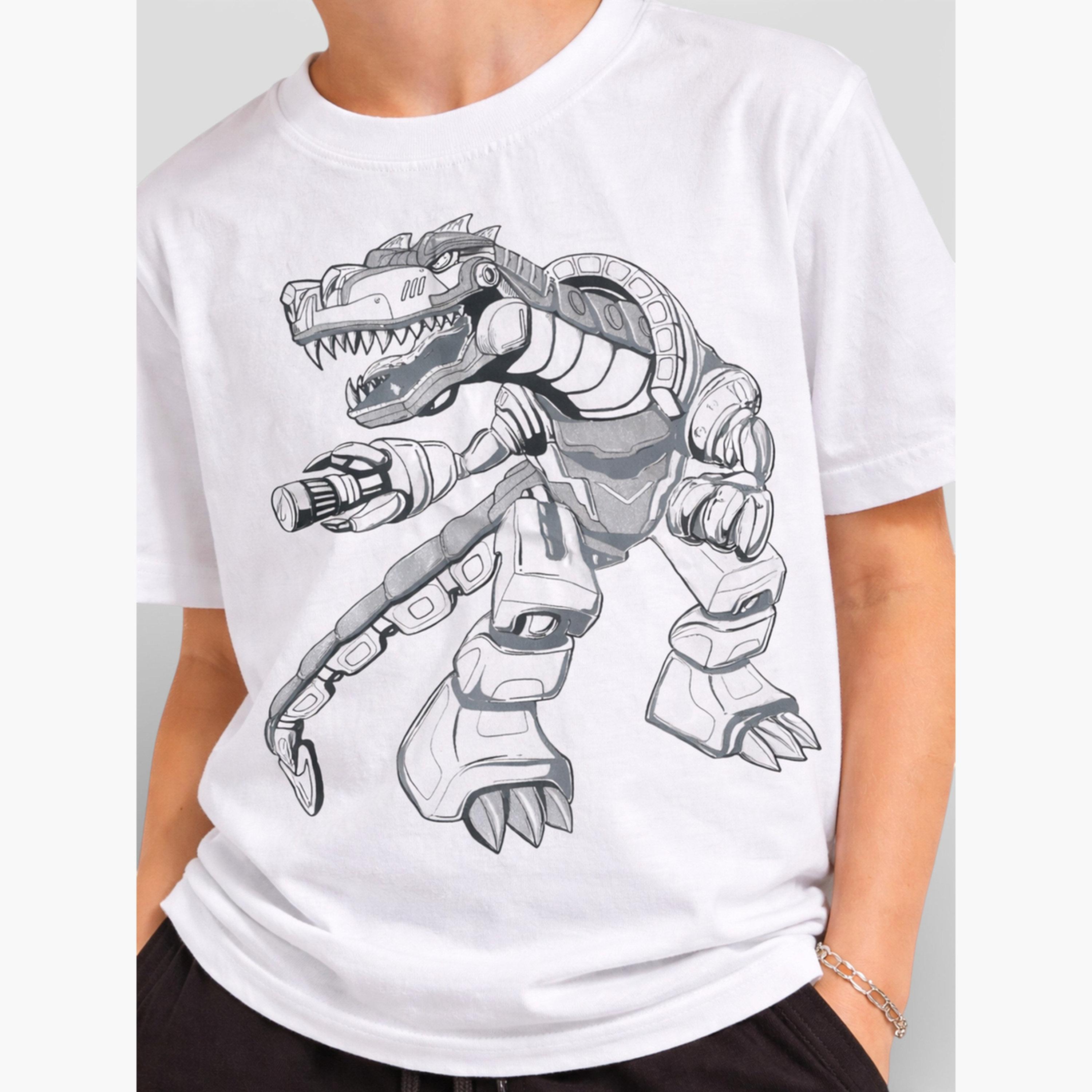 مجموعة من شورت وتيشيرت بطبعة جرافيك-boys-clothing-setsandcoords-image-6