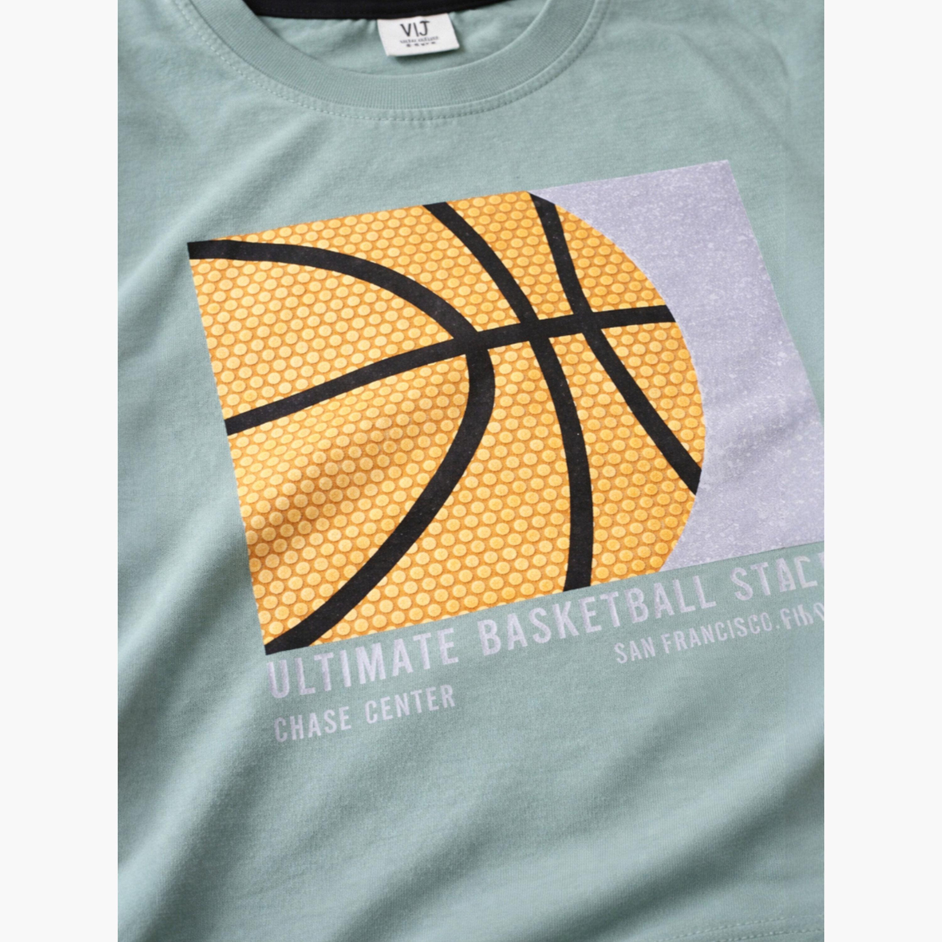 Victor and Jane X Styli Boys Basketball Graphic T-Shirt and Shorts Set-boys-clothing-setsandcoords-image-4