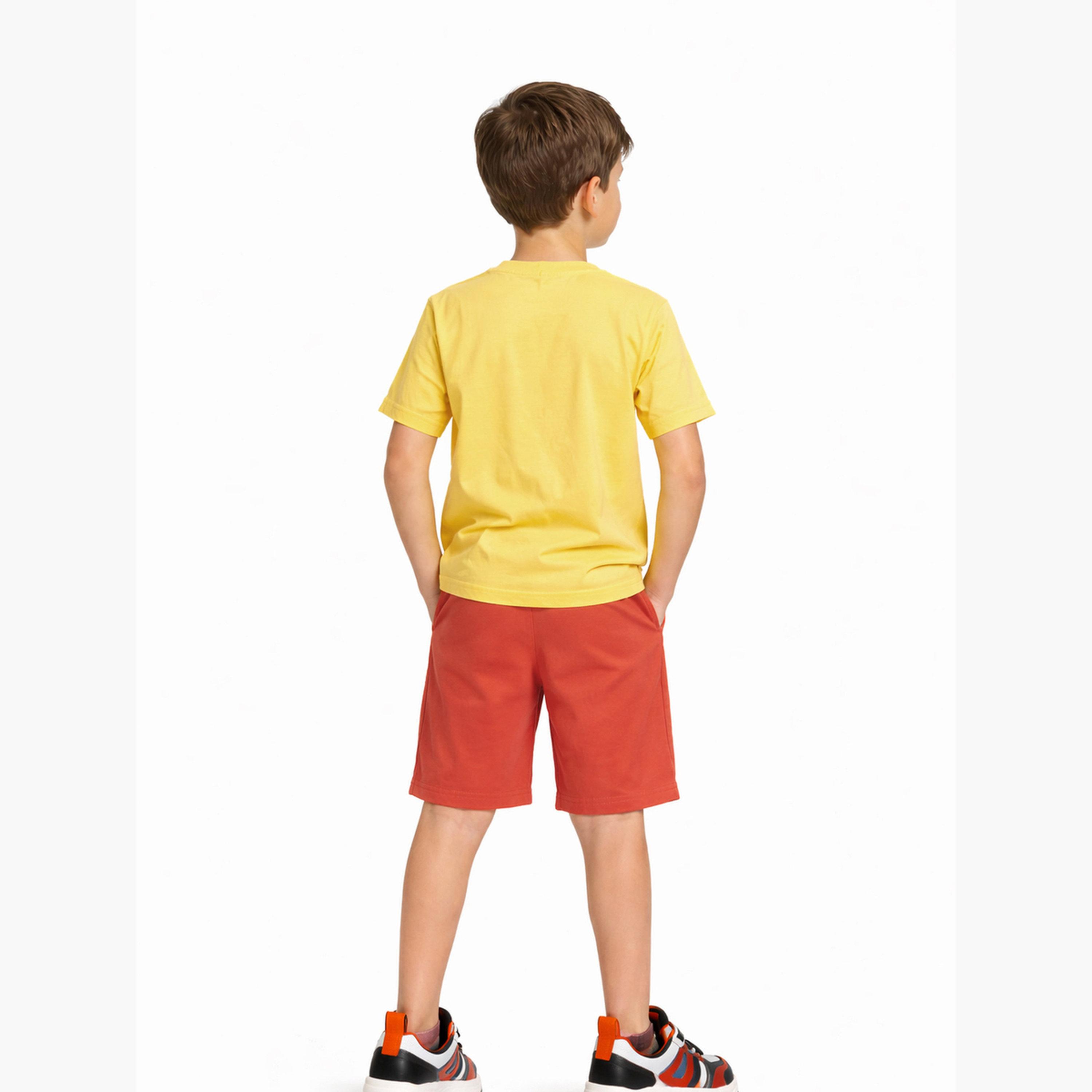 Victor and Jane X Styli Boys Arizona Graphic T-Shirt and Shorts Set-boys-clothing-setsandcoords-image-3
