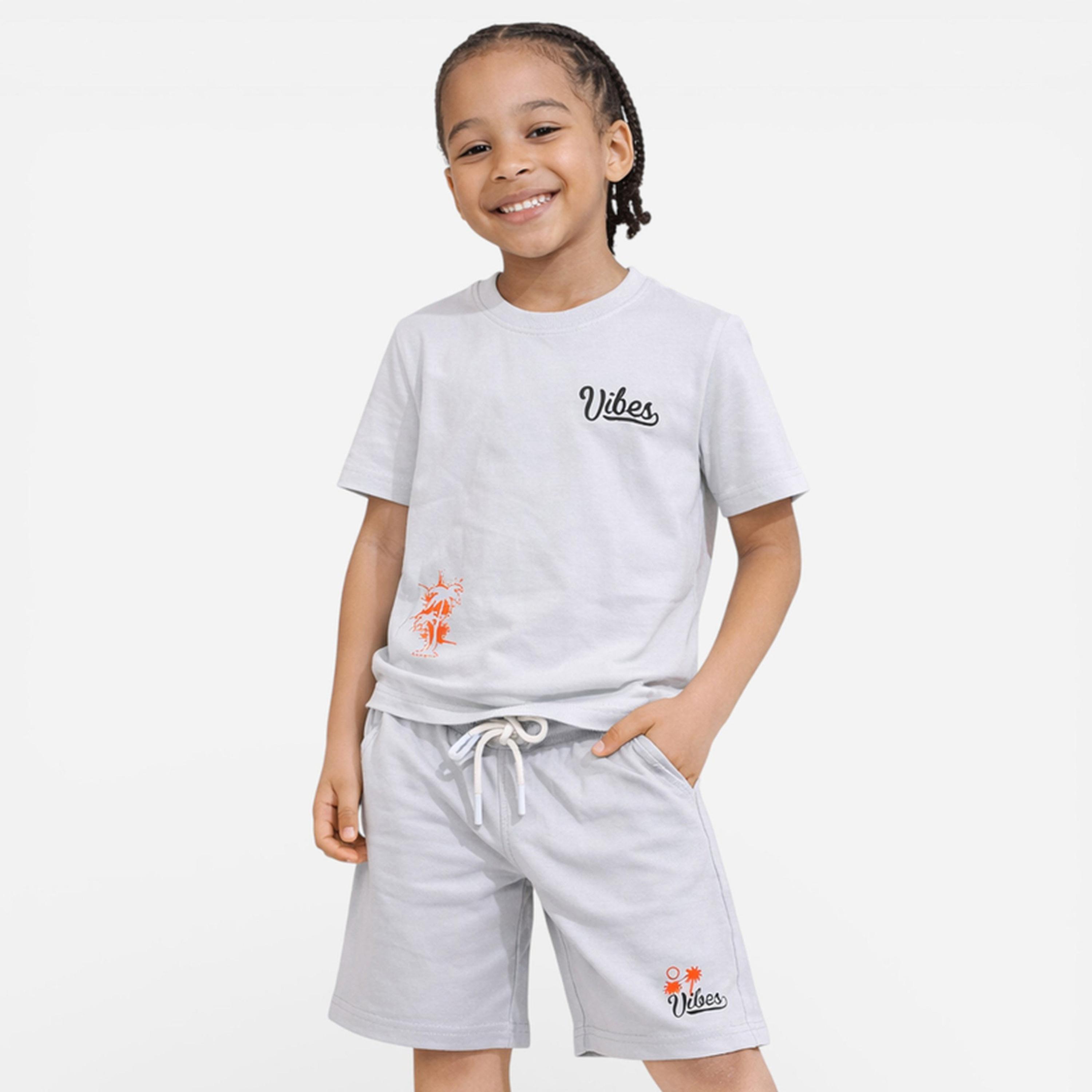 Victor and Jane X Styli Boys Vibes Printed T-Shirt and Shorts Set-boys-clothing-setsandcoords-image-1