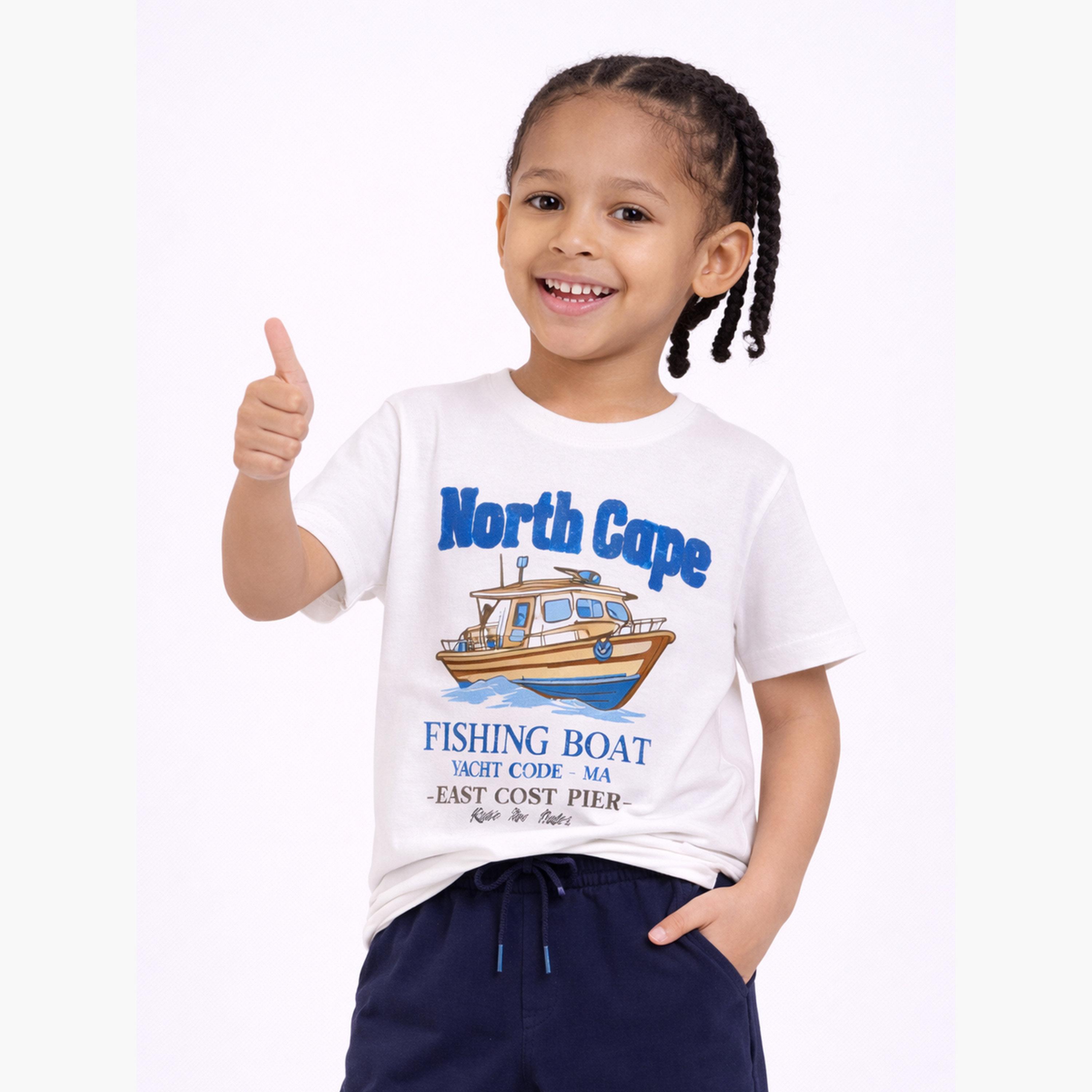 مجموعة من شورت وتيشيرت بطبعة جرافيك-boys-clothing-setsandcoords-image-5