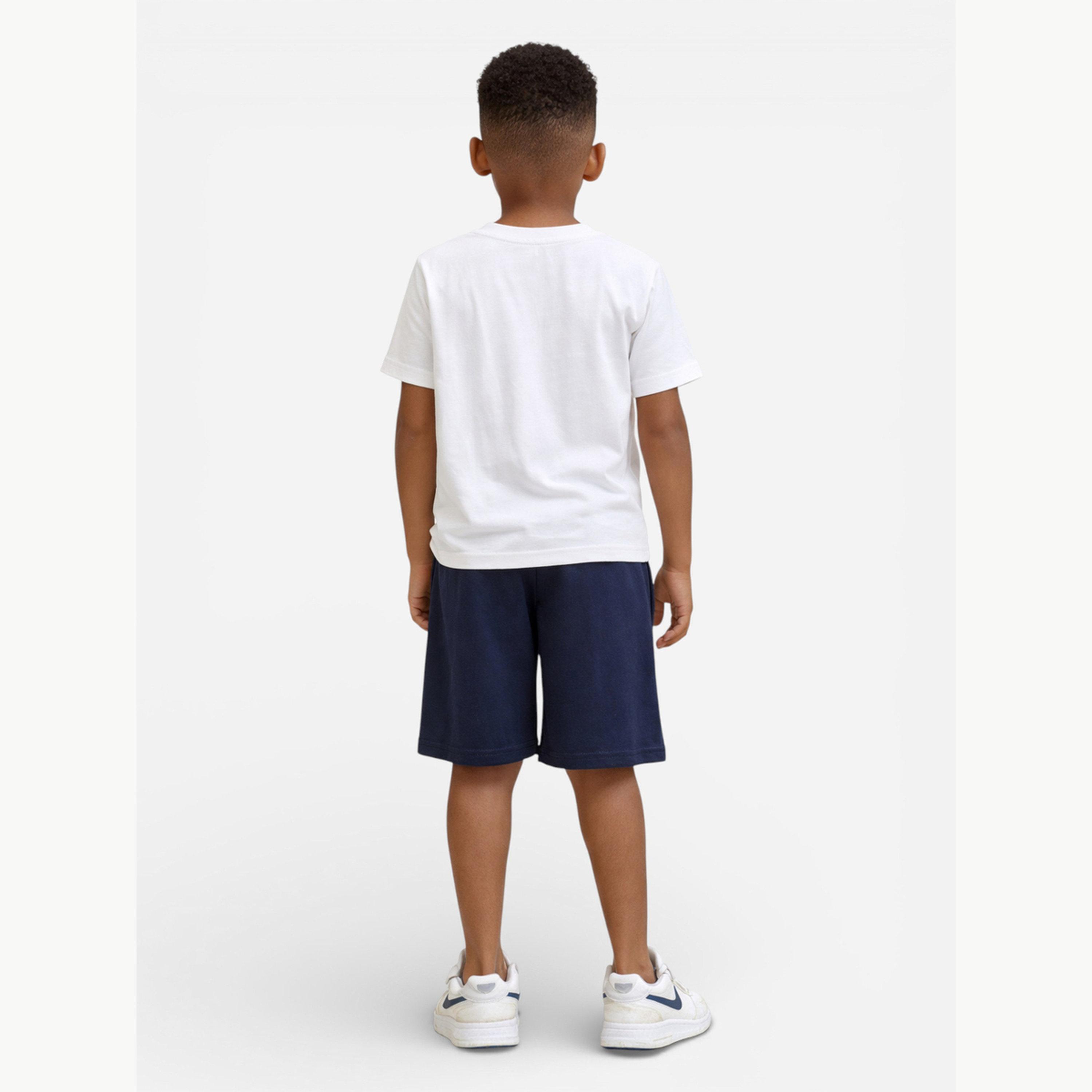مجموعة من شورت وتيشيرت قطن مطبوع للأولاد-boys-clothing-setsandcoords-image-3