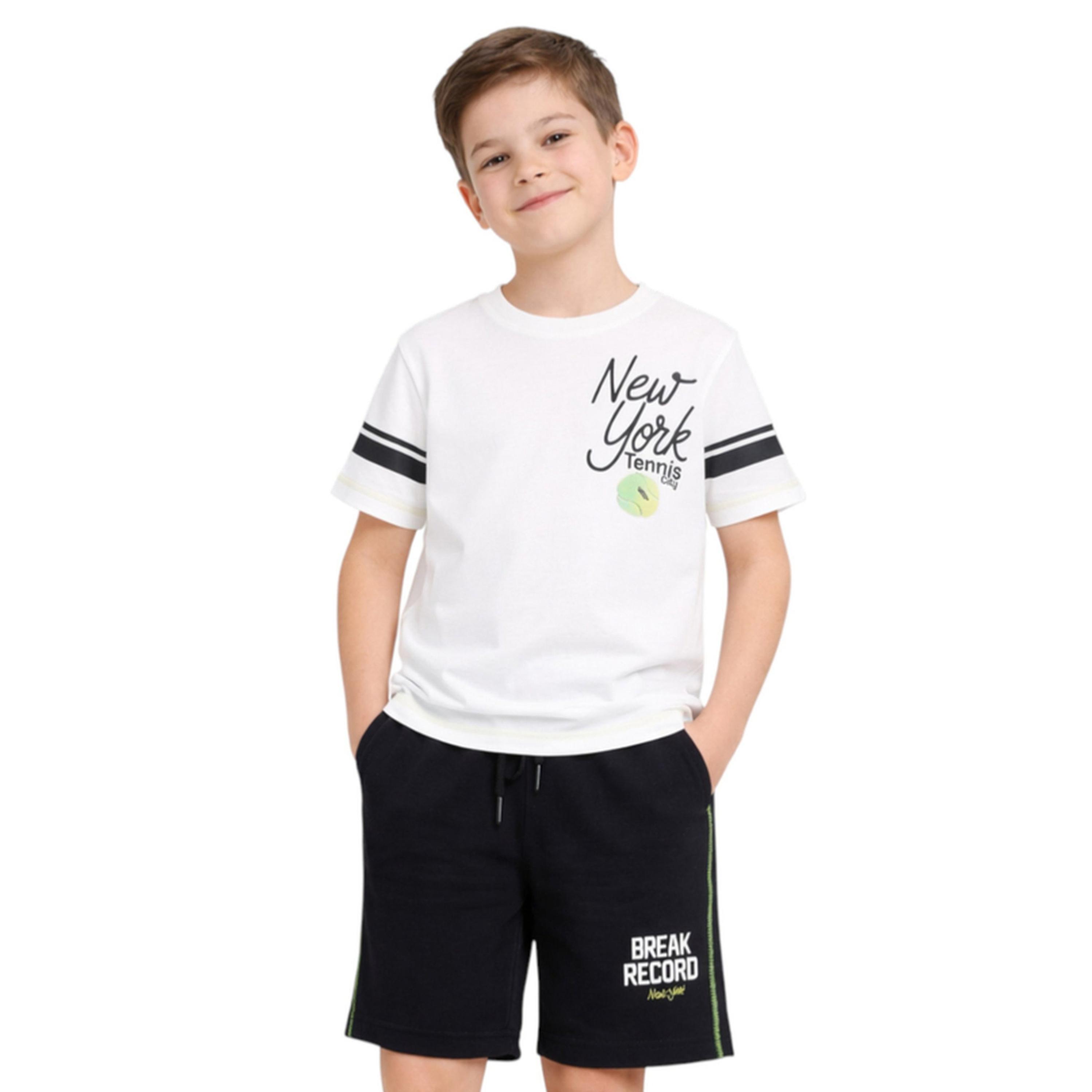 Victor and Jane X Styli Boys Cotton Graphic T-Shirt and Shorts Set-boys-clothing-setsandcoords-image-1