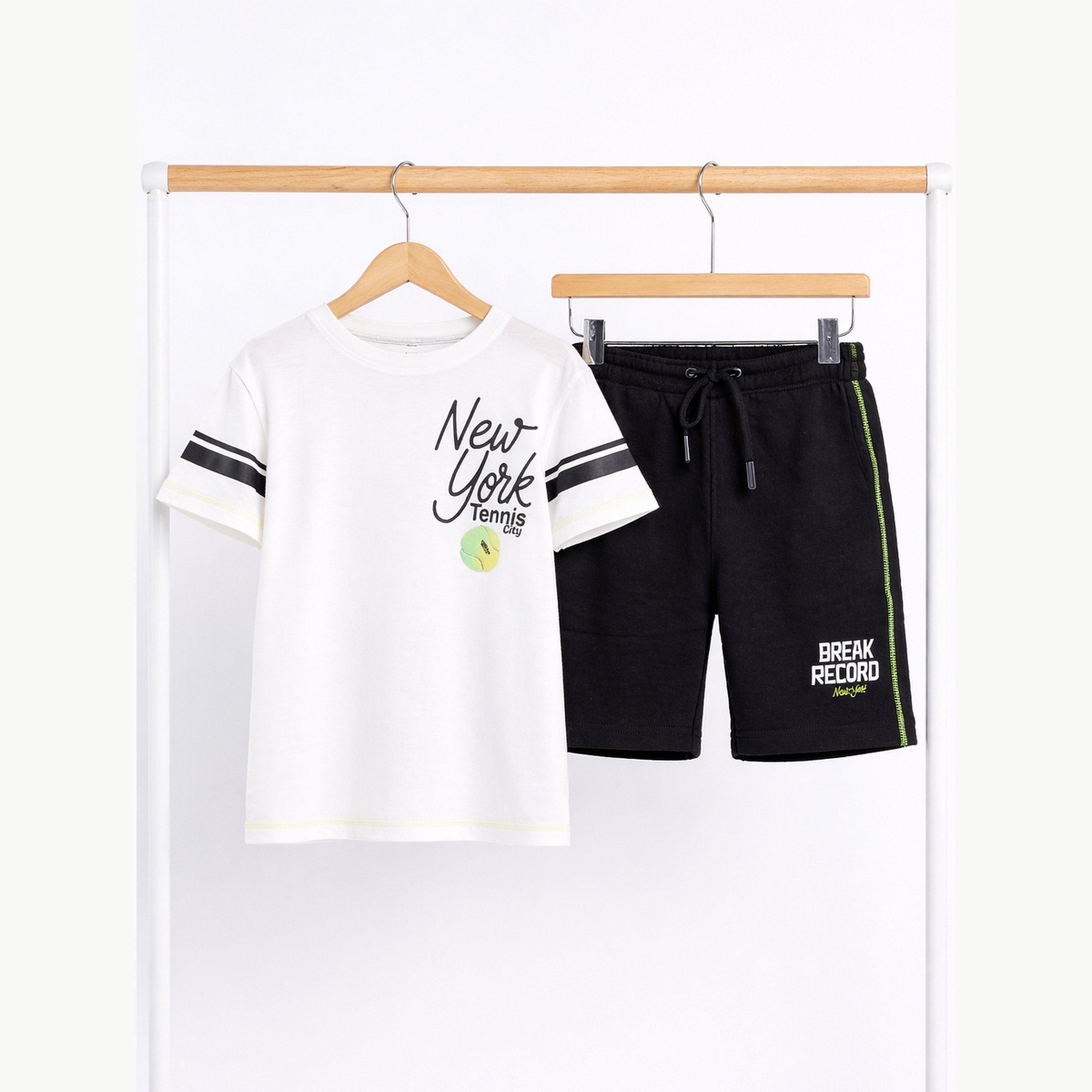 Victor and Jane X Styli Boys Cotton Graphic T-Shirt and Shorts Set-boys-clothing-setsandcoords-image-5