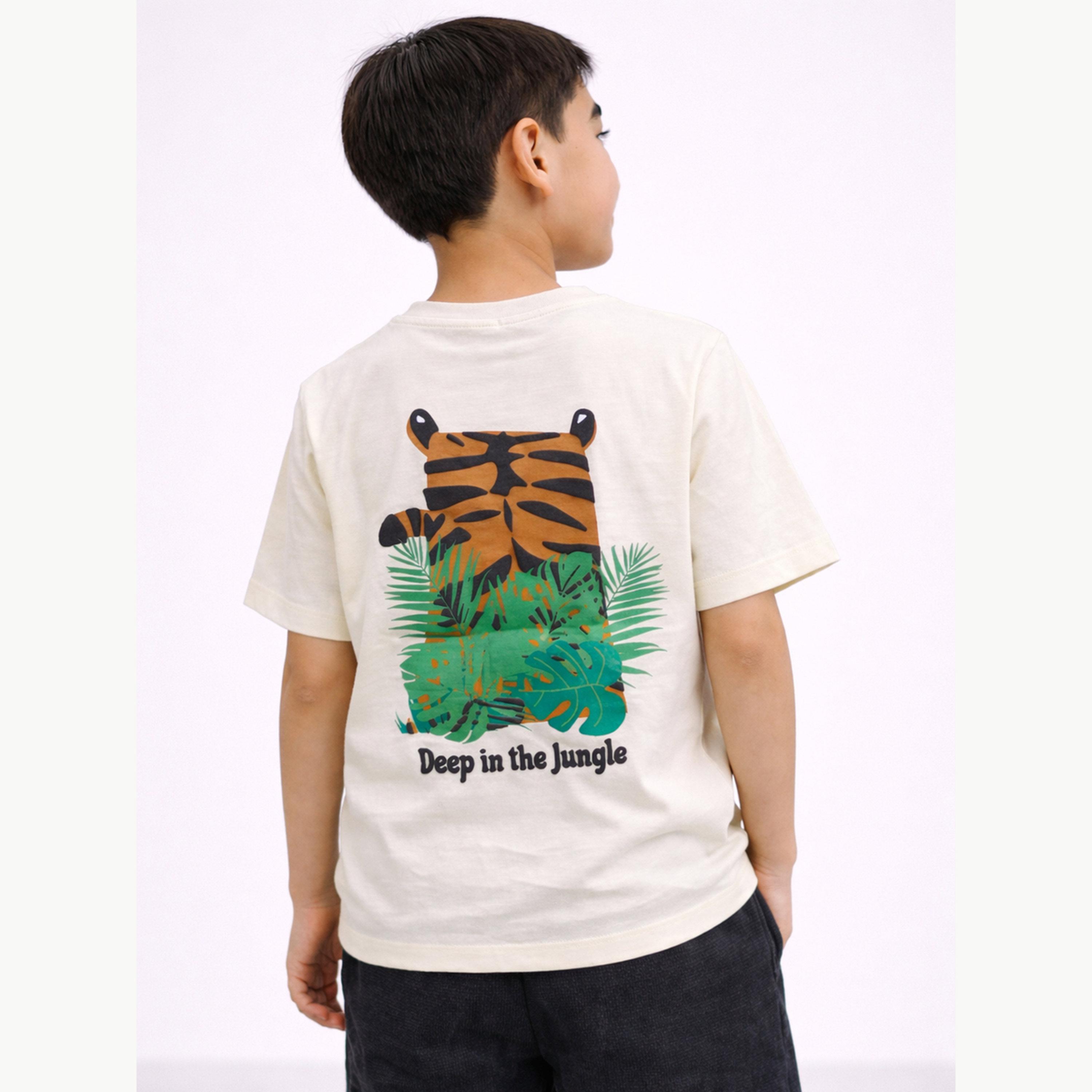 Victor and Jane X Styli Boys Tiger Graphic T-Shirt and Shorts Set-boys-clothing-setsandcoords-image-4