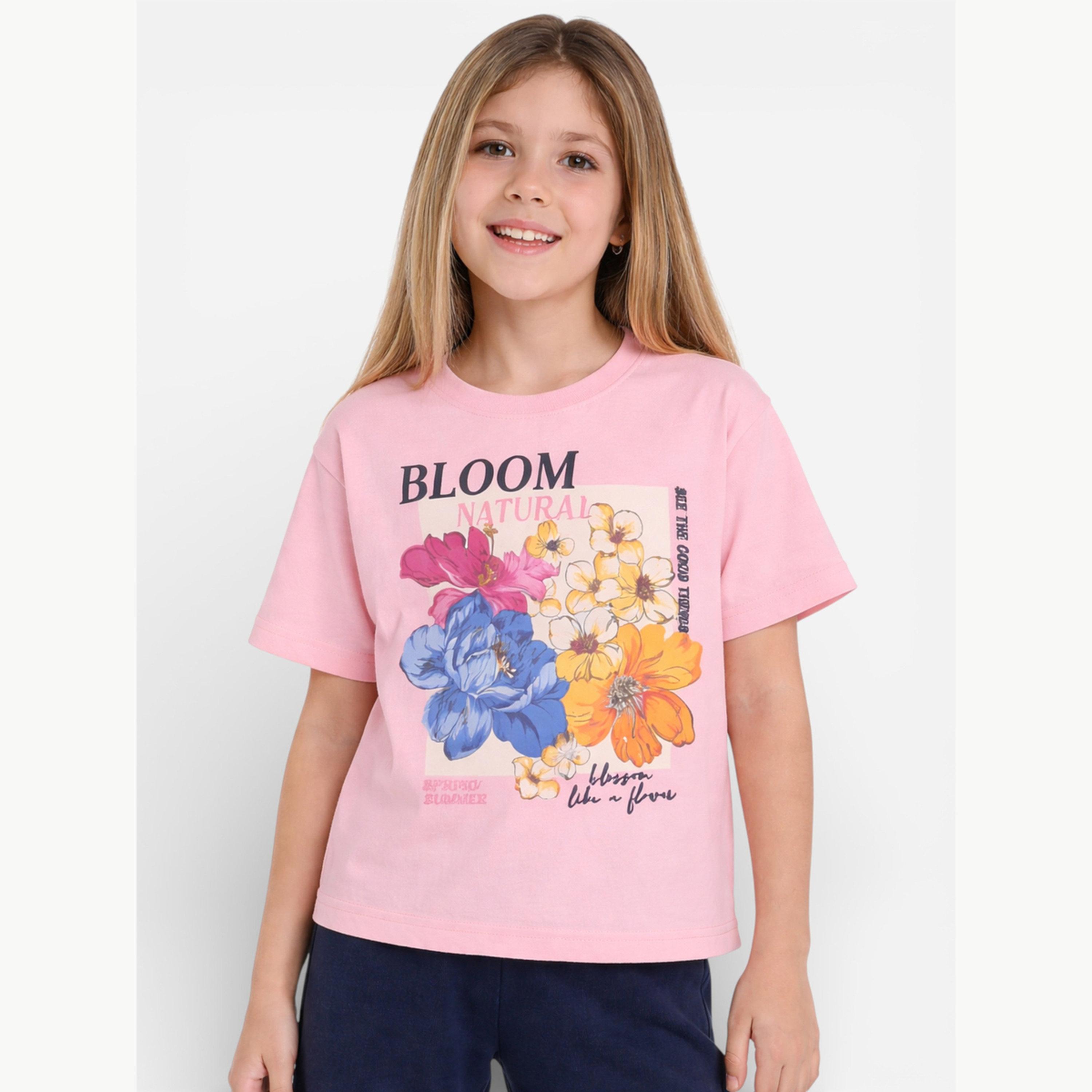 Victor and Jane X Styli Girls Floral Print T-Shirt and Pants Set-girls-clothing-setsandcoords-image-4
