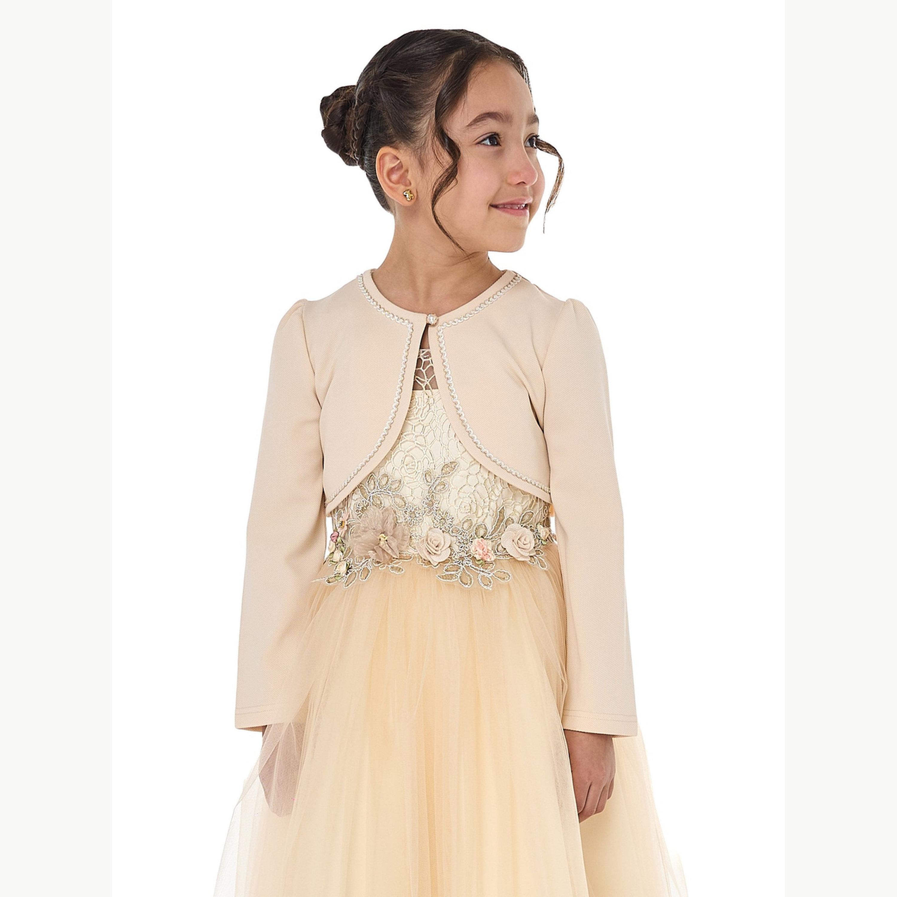 كارديجان قصير بتفاصيل درزات للبنات-girls-clothing-jumpersandcardigans-image-1