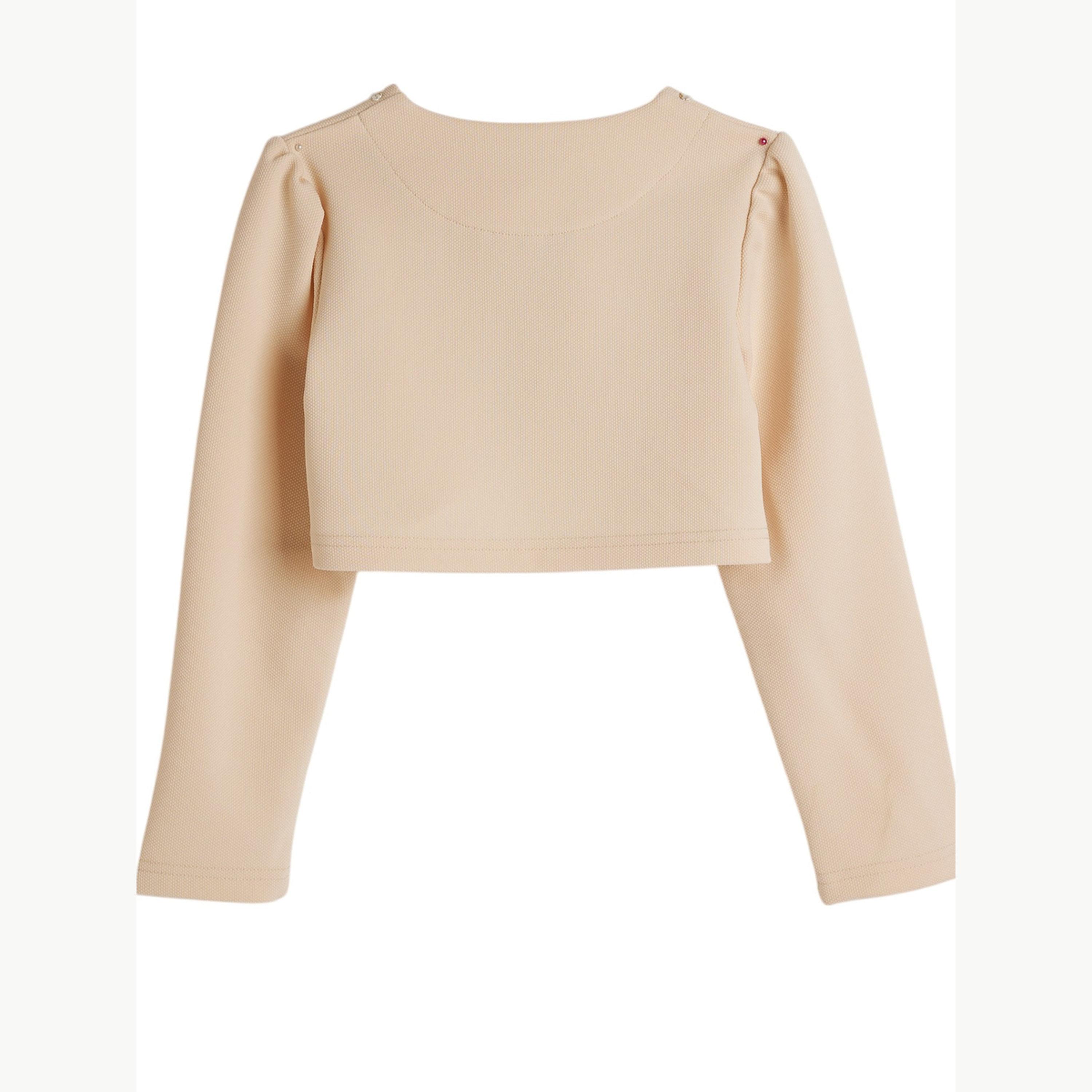 كارديجان قصير بتفاصيل درزات للبنات-girls-clothing-jumpersandcardigans-image-3