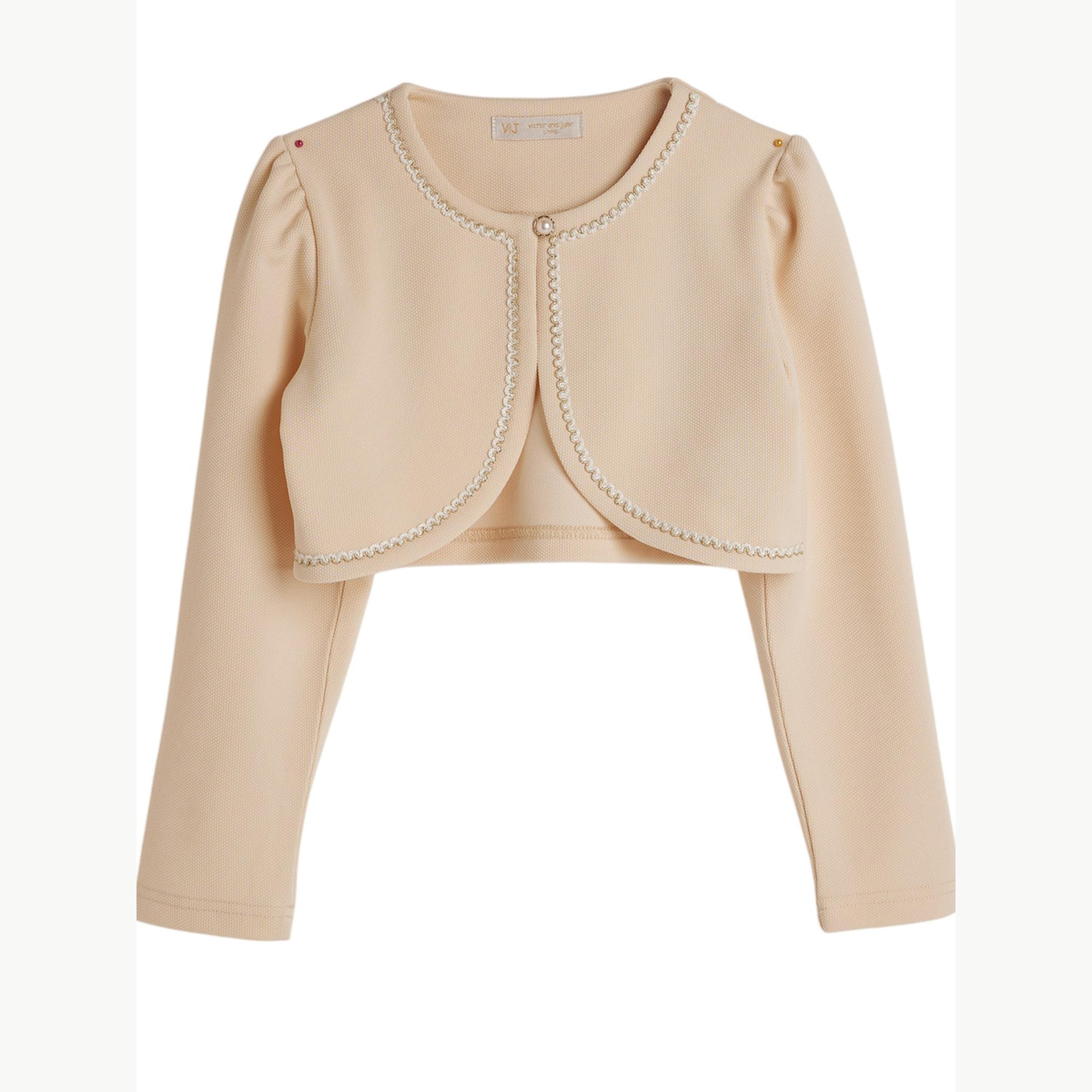 كارديجان قصير بتفاصيل درزات للبنات-girls-clothing-jumpersandcardigans-image-4