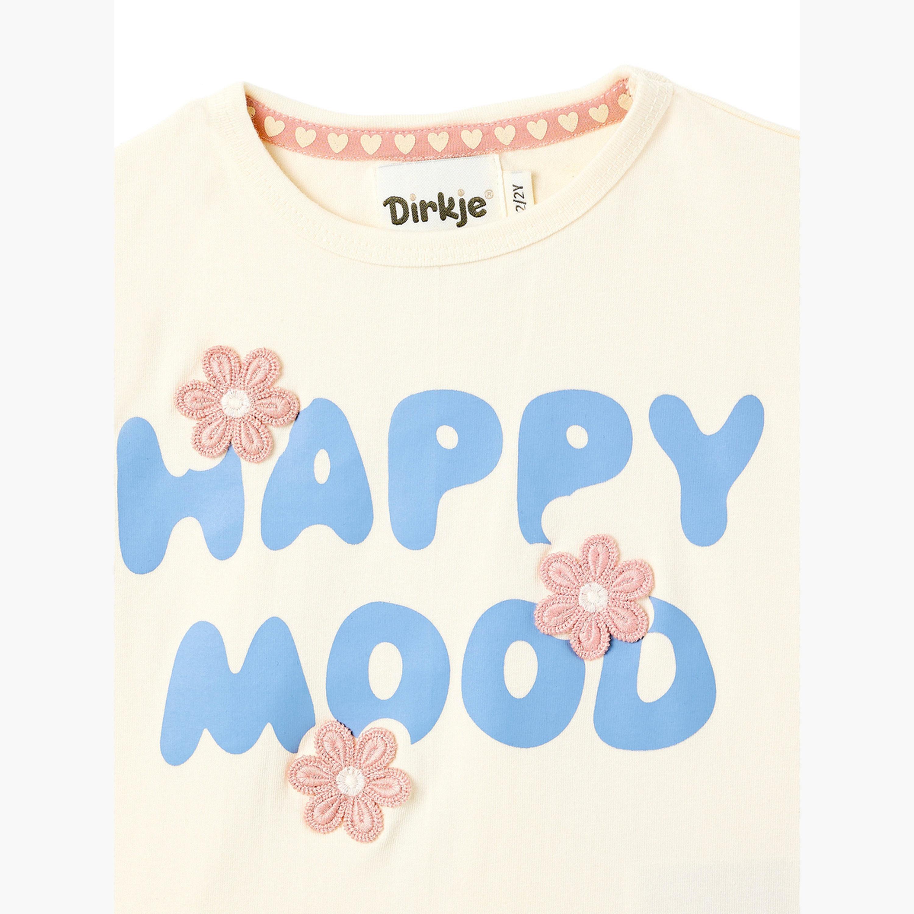 مجموعة من شورت وتيشيرت بطبعة-girls-clothing-setsandcoords-image-5