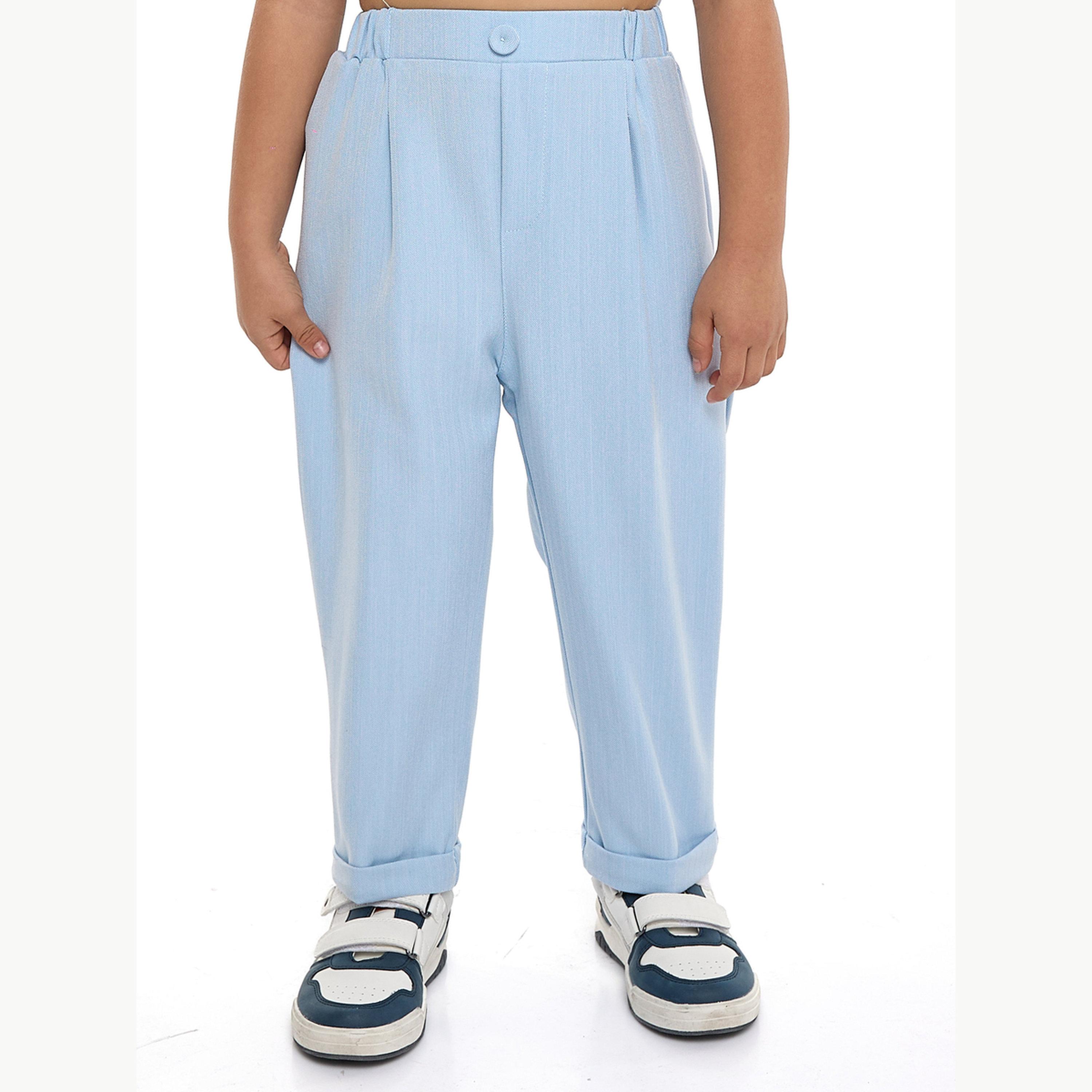 مجموعة من 4 قطع صدرية وقميص وبنطال مع فيونكة عنق للأولاد-boys-clothing-setsandcoords-image-5