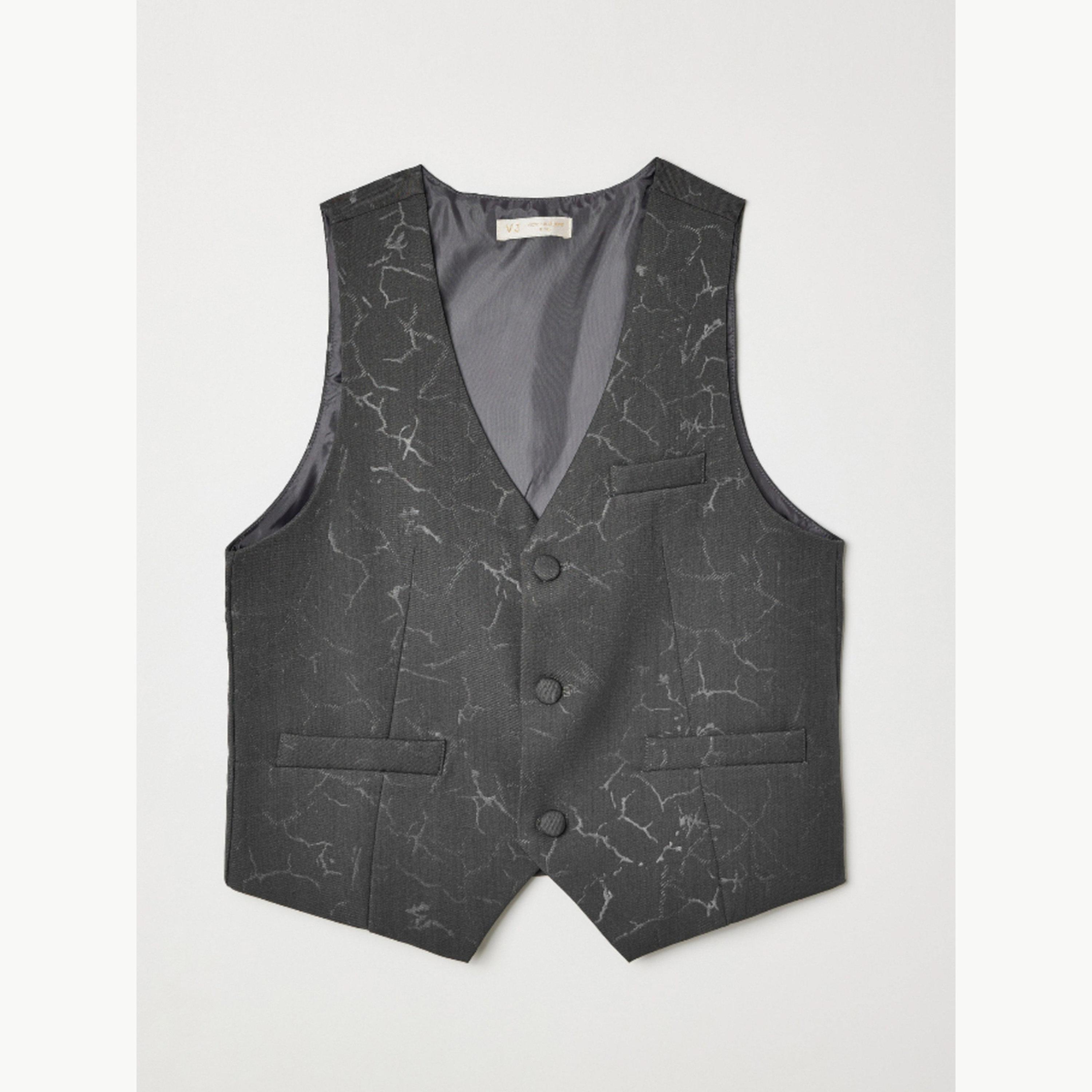 Victor and Jane X Styli Boys 4-Piece Waistcoat, Shirt, Trousers and Bow Tie Set-boys-clothing-setsandcoords-image-5