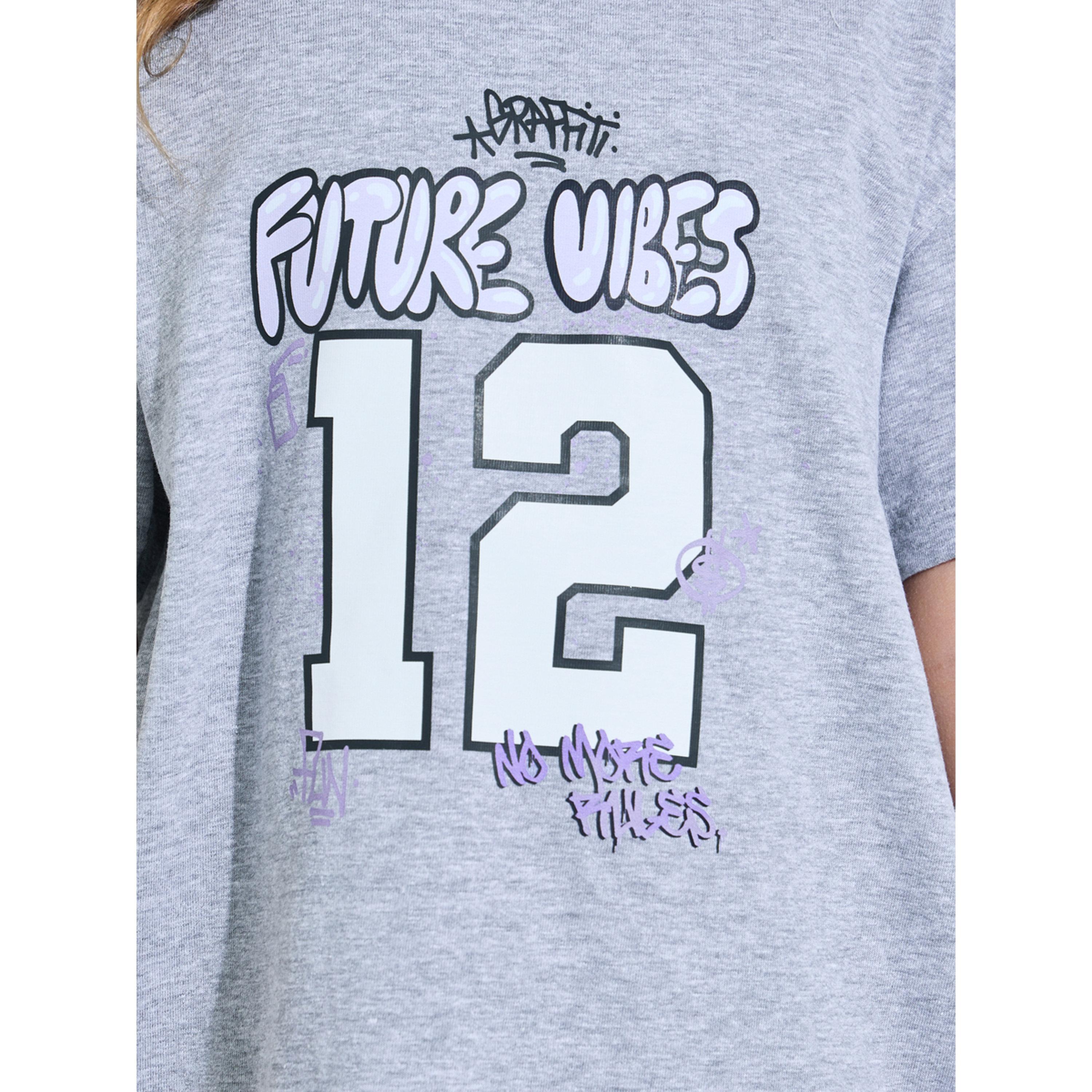 تيشيرت بقصة مستقيمة وطبعة جرافيك للبنات-girls-clothing-tshirts-image-5