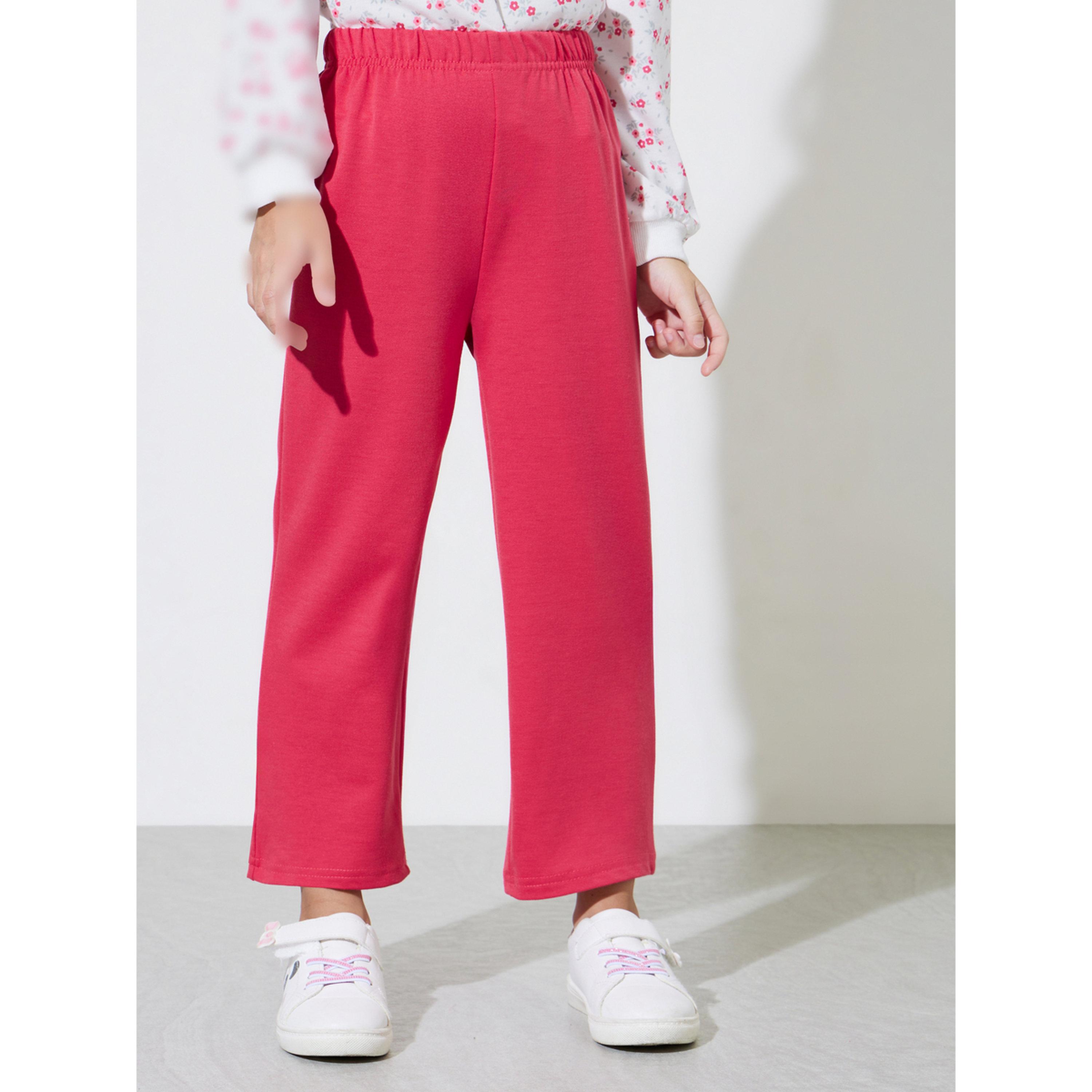 Styli Girls Floral Print Oversized Sweatshirt and Solid Wide leg Joggers Set-girls-clothing-setsandcoords-image-4