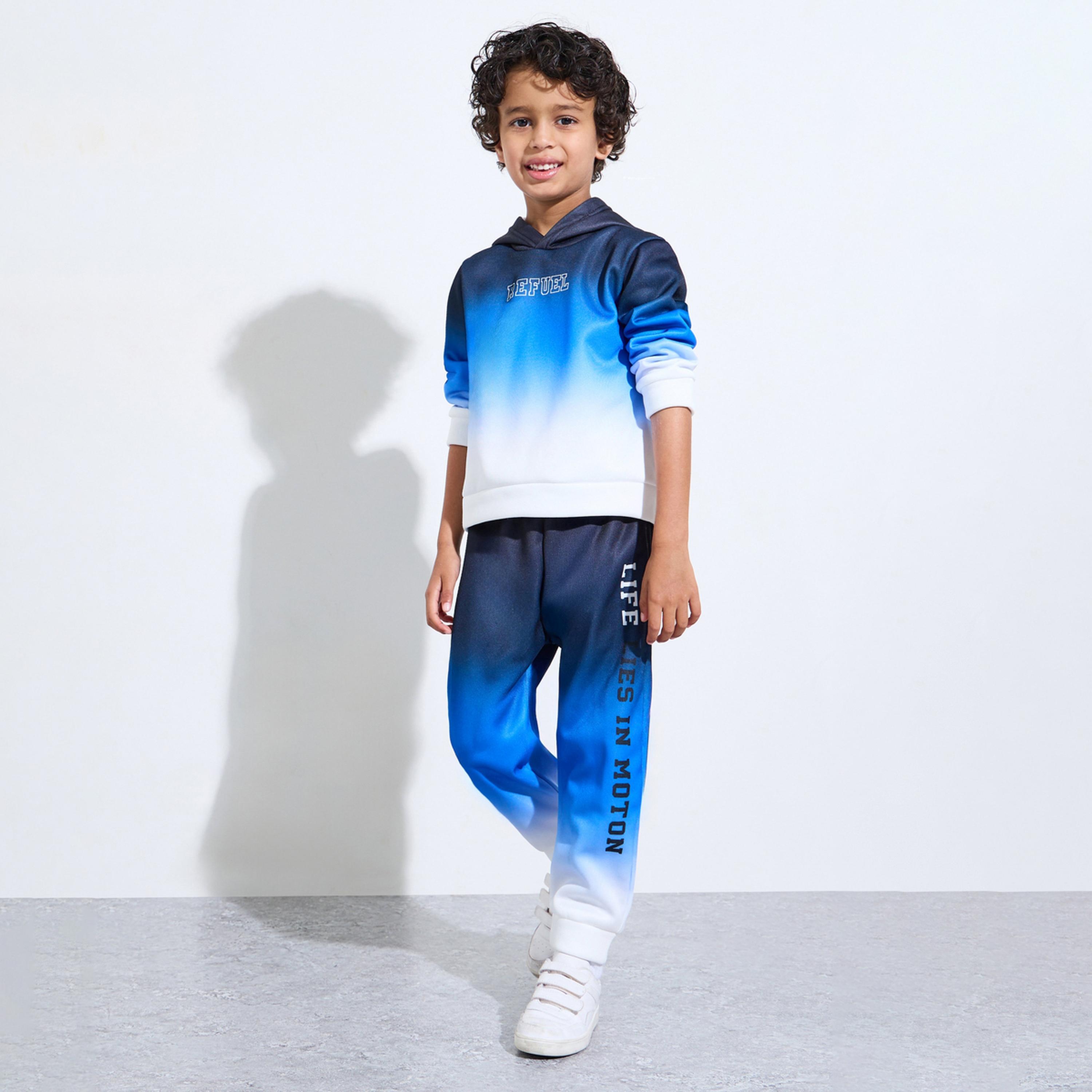 مجموعة من بنطال جوغر وهودي بطبعة جرافيك للأولاد-boys-clothing-setsandcoords-image-1