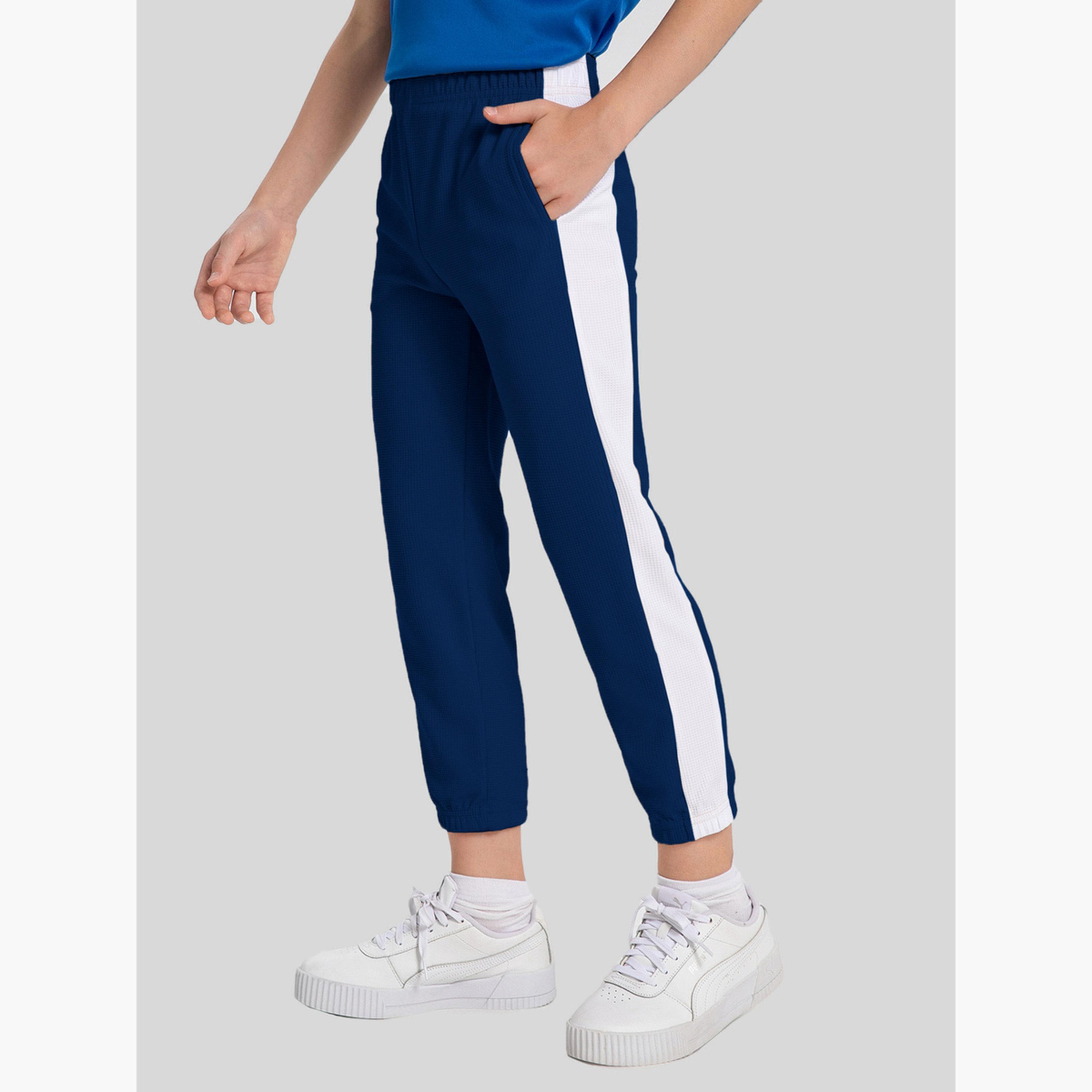 جوغر محبوك بوليستر بقصة ضيقة للأولاد-boys-clothing-bottoms-joggersandtrackpants-image-1