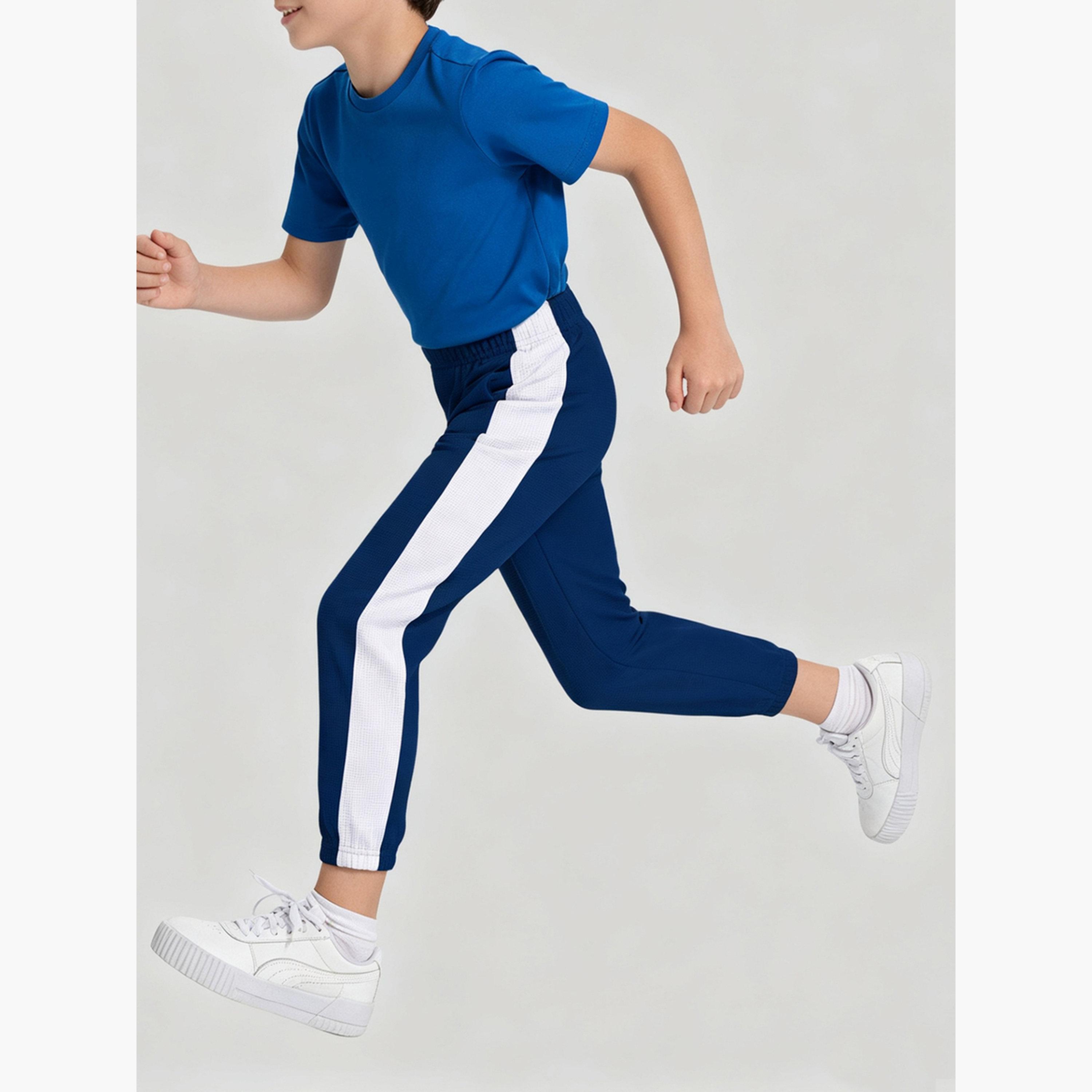 جوغر محبوك بوليستر بقصة ضيقة للأولاد-boys-clothing-bottoms-joggersandtrackpants-image-4
