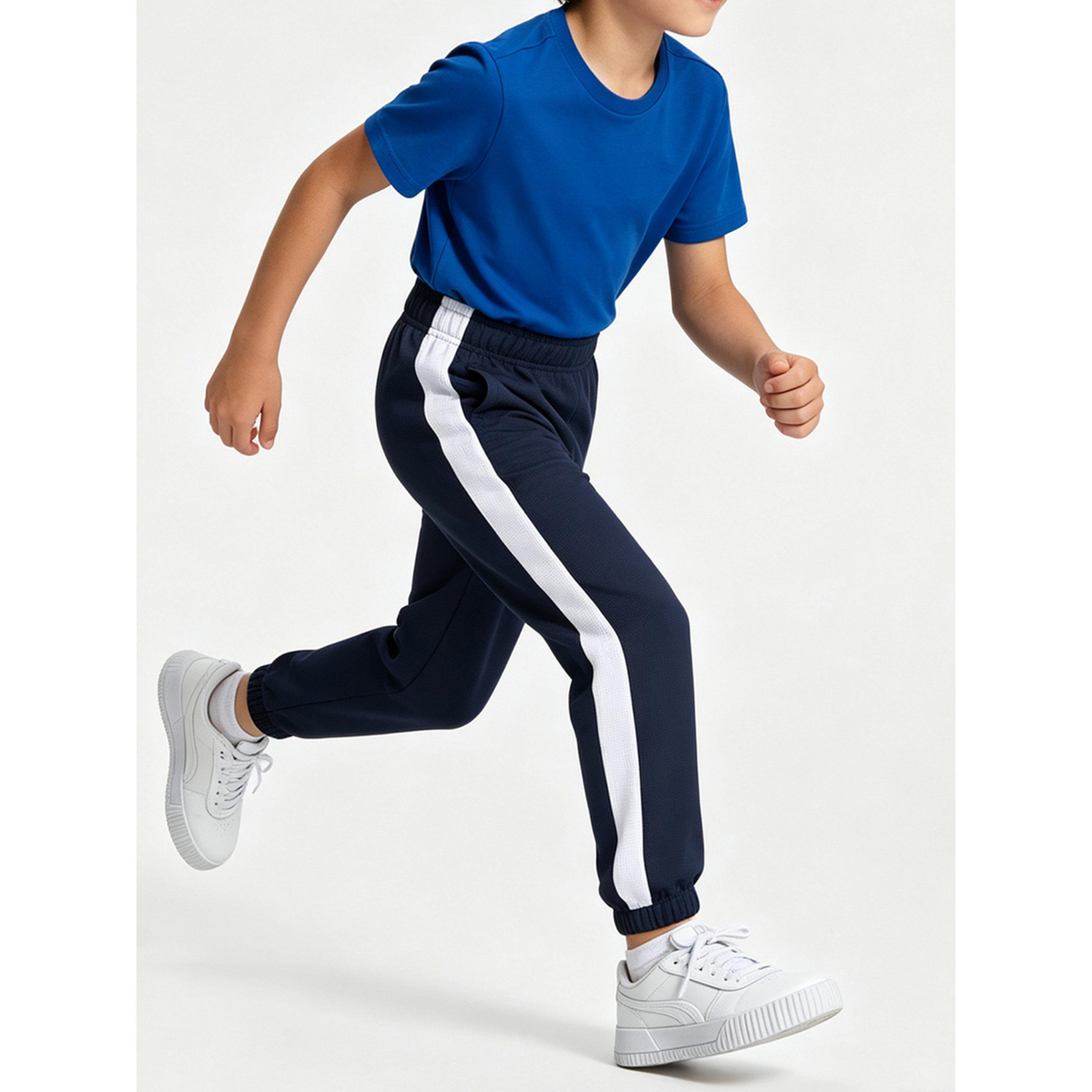 Take Two Kids Plain Polyester Joggers-boys-clothing-bottoms-joggersandtrackpants-image-2