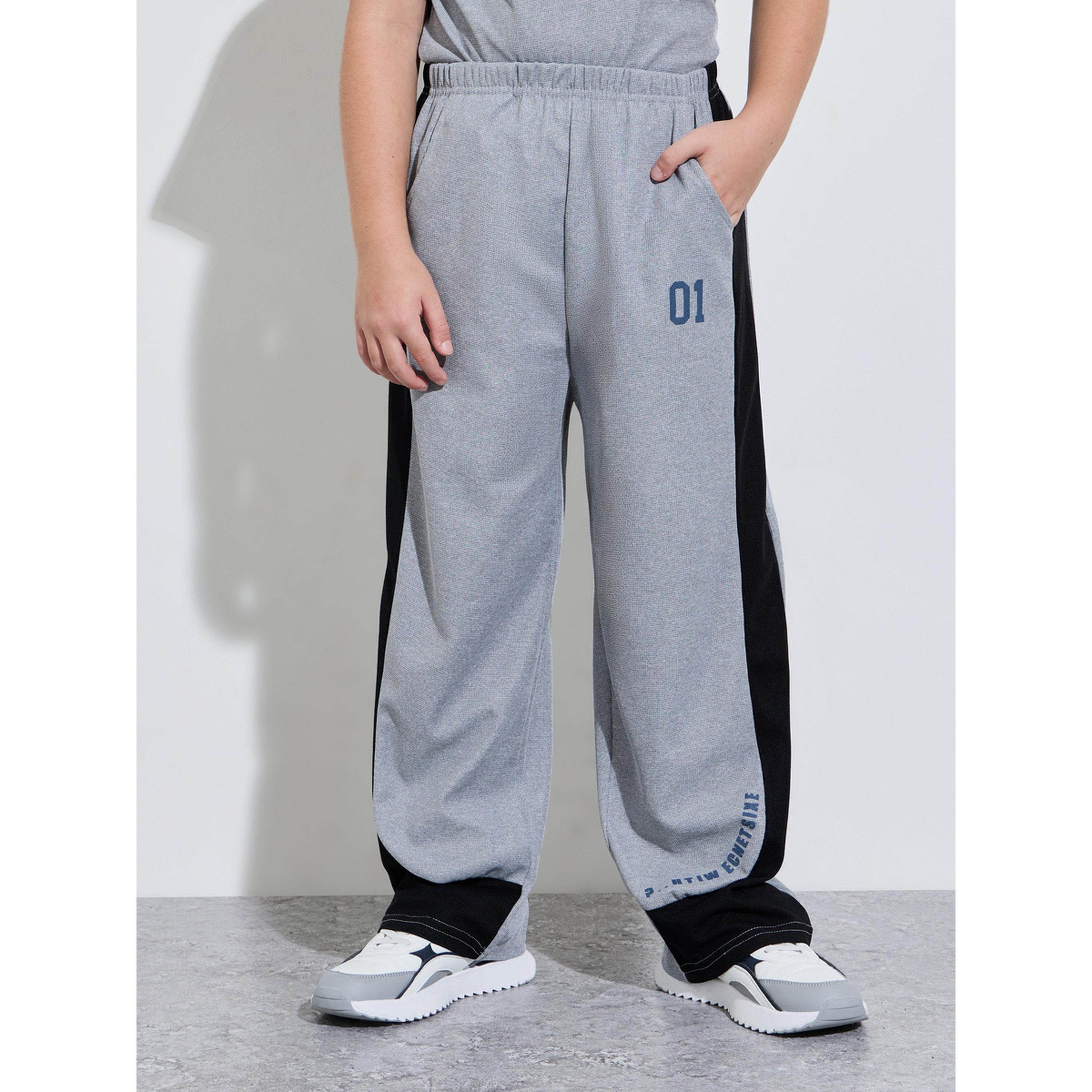 طقم من جوغر وتيشيرت بأكمام قصيرة وطبعة جرافيك رمادي للأولاد المراهقين-boys-clothing-setsandcoords-image-5