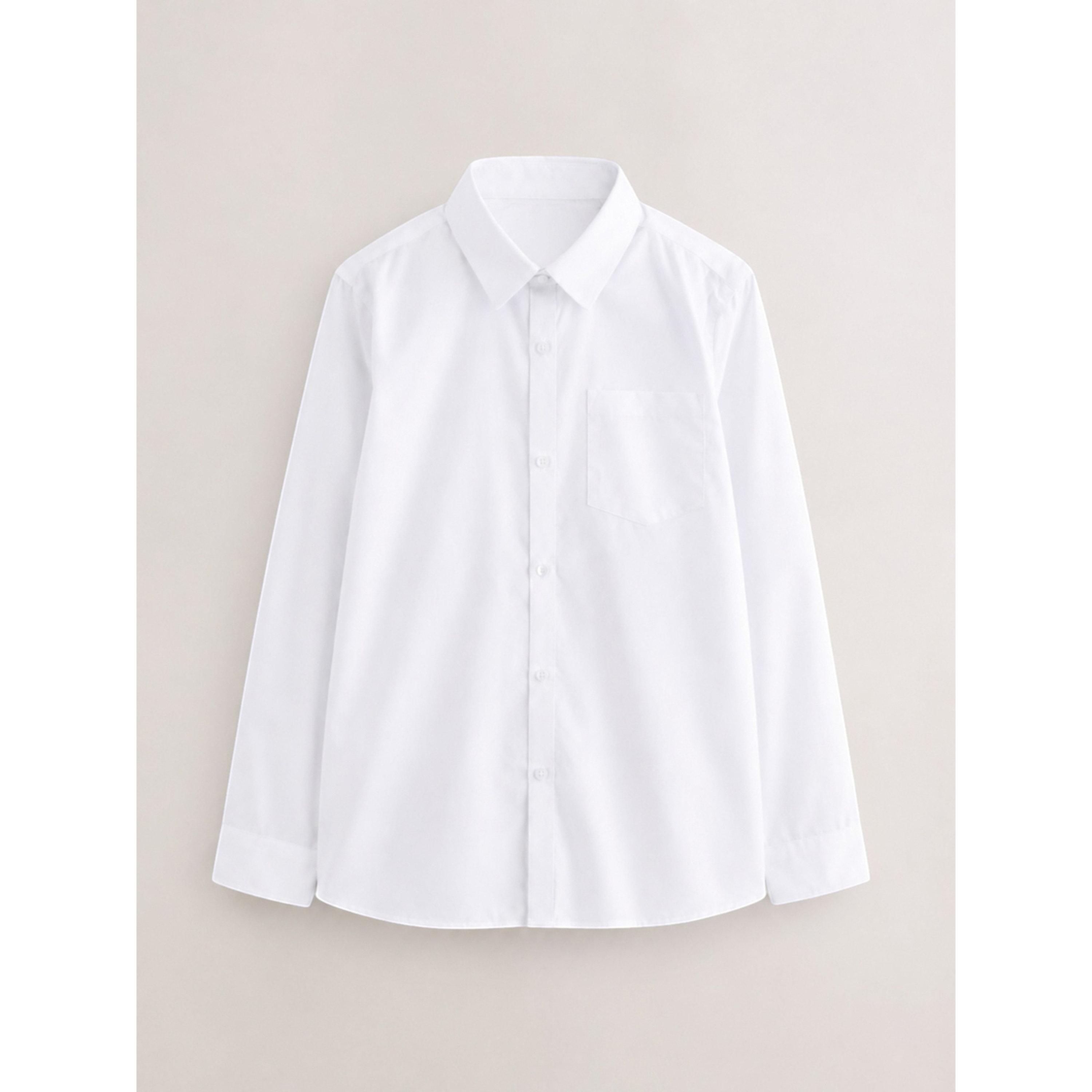 قميص مدرسي بأكمام طويلة للأولاد باللون الأبيض-boys-clothing-schoolwear-shirts-image-6
