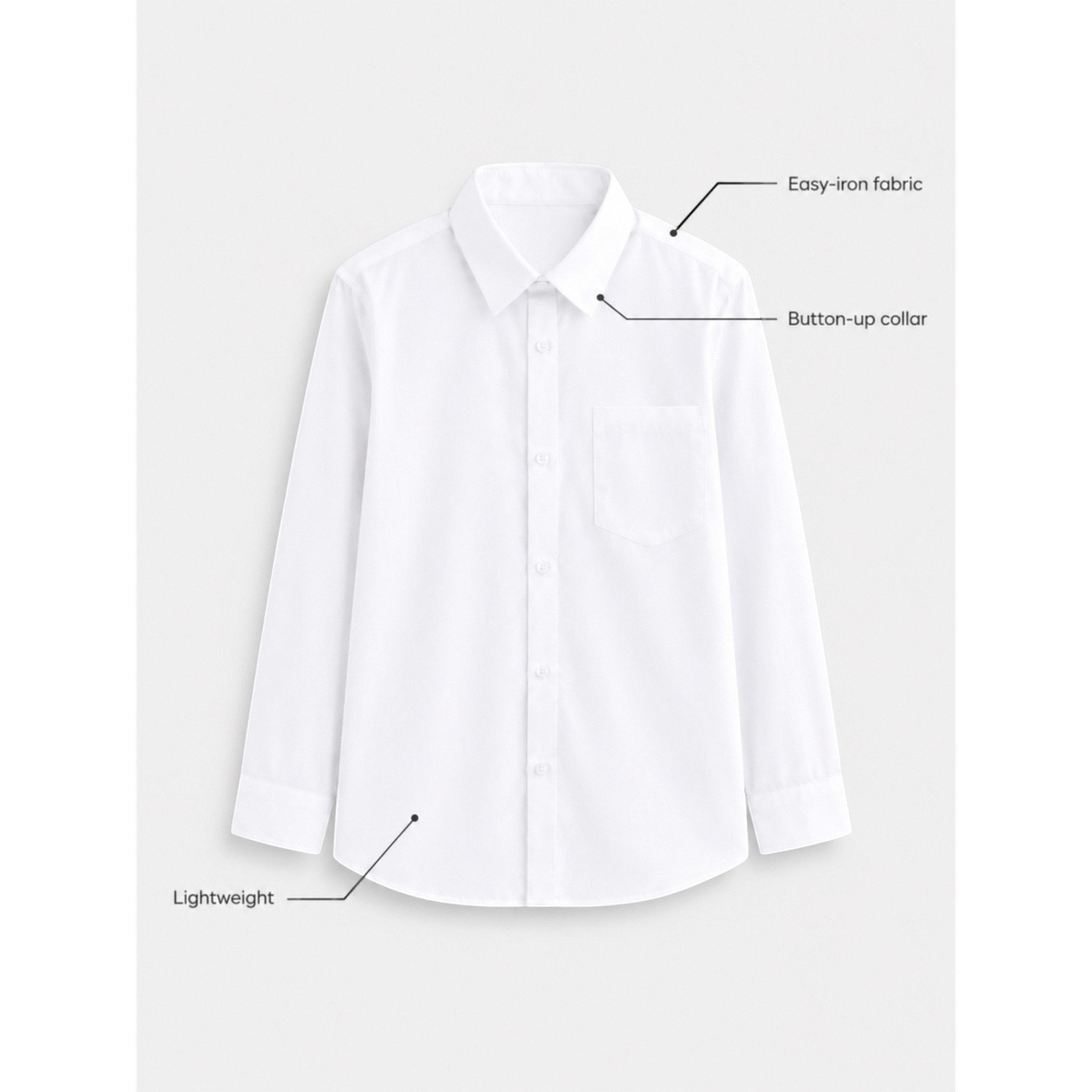 قميص بأكمام طويلة للأولاد باللون الأبيض-boys-clothing-schoolwear-shirts-image-2
