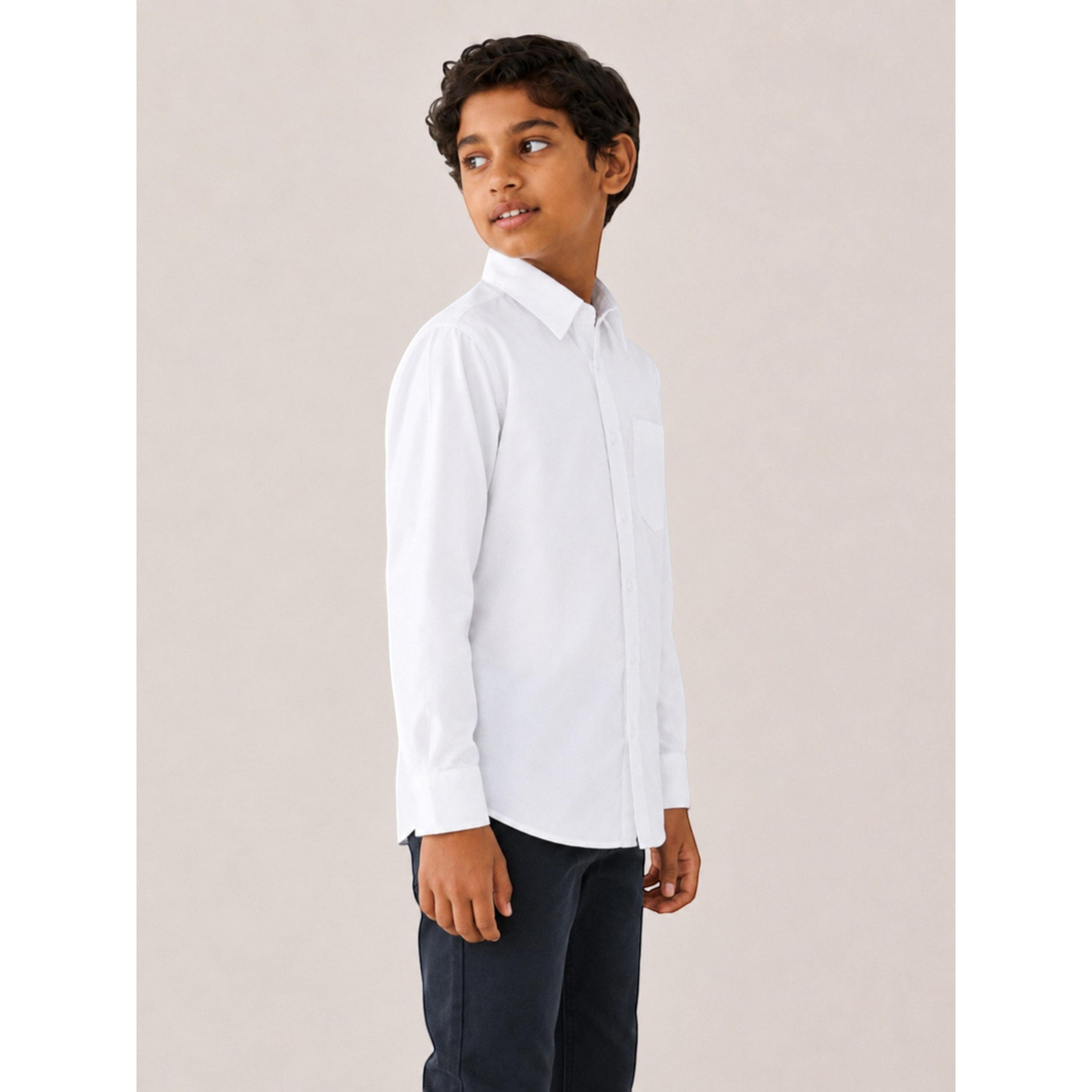 قميص بأكمام طويلة للأولاد باللون الأبيض-boys-clothing-schoolwear-shirts-image-7