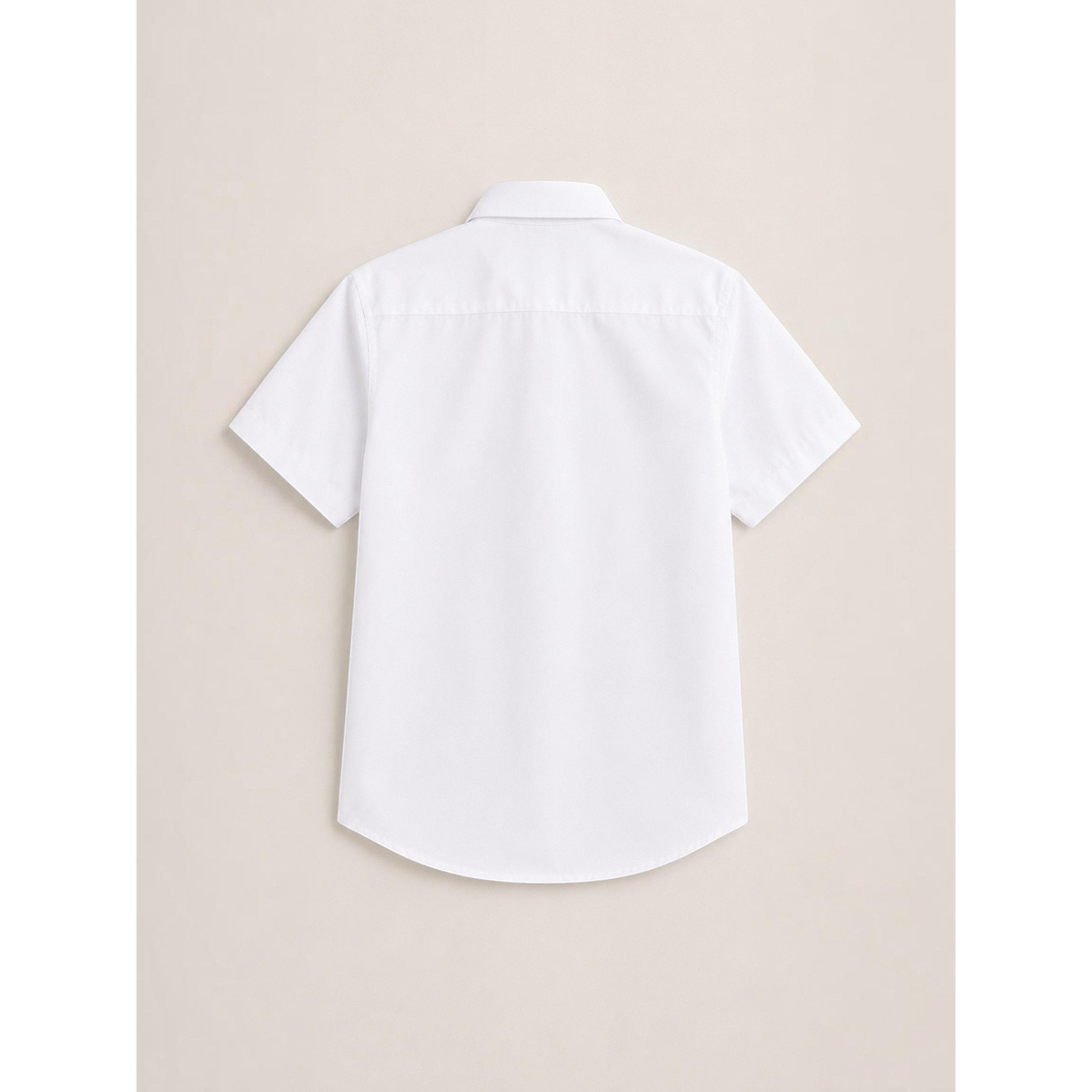 قميص بياقة وأكمام قصيرة للأولاد باللون الأبيض-boys-clothing-schoolwear-shirts-image-4