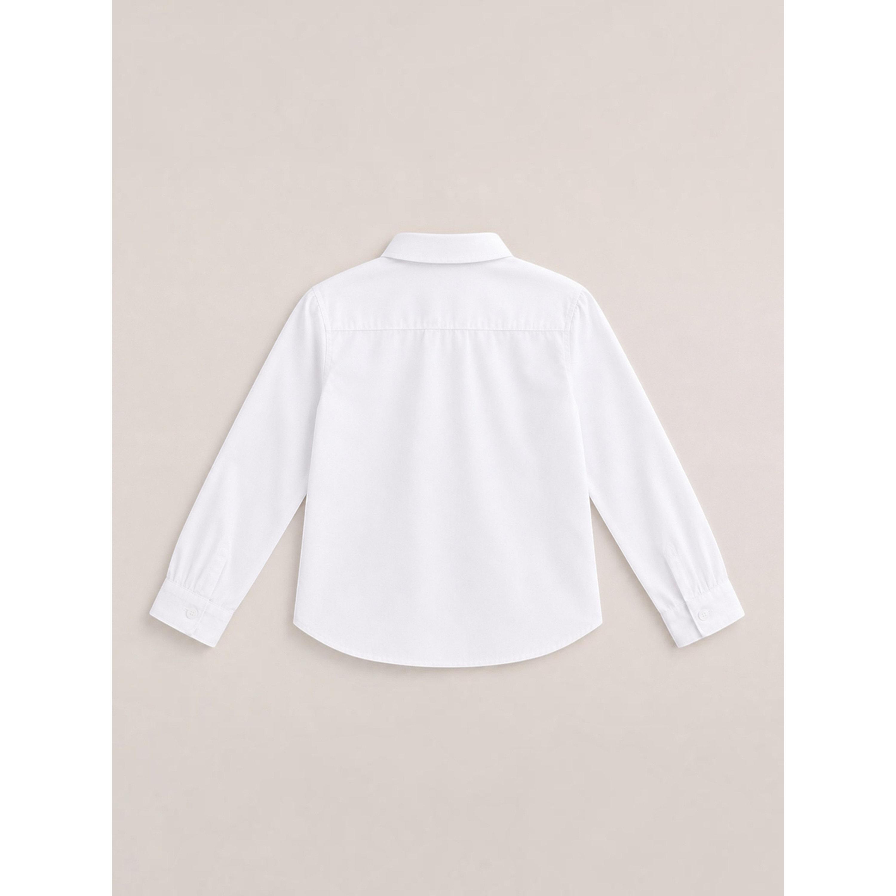 بلوزة مدرسية بأكمام طويلة للبنات باللون الأبيض-girls-clothing-blousesandshirts-image-3