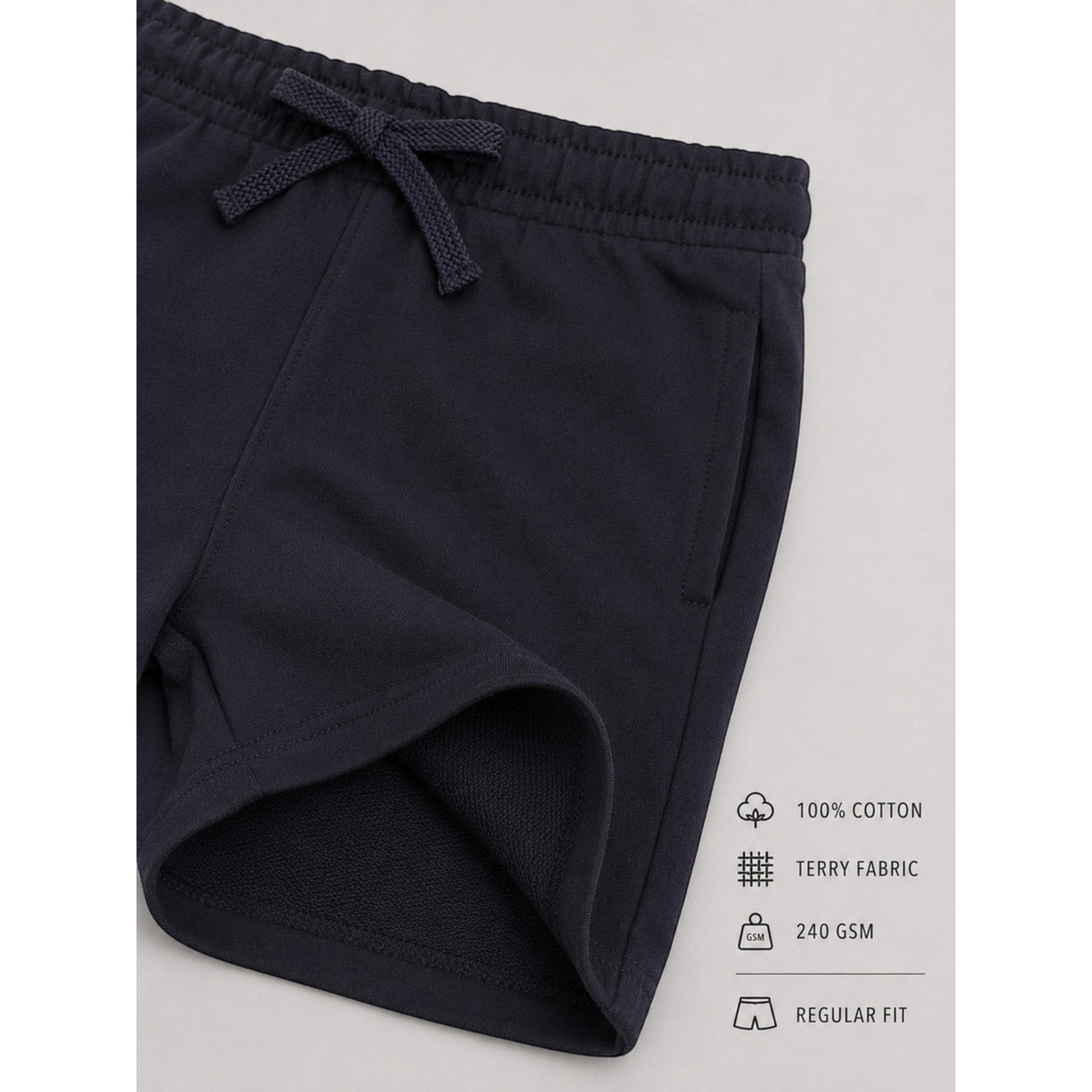 شورت قطن جيرسي للأطفال باللون الرمادي-boys-clothing-bottoms-shorts-image-3