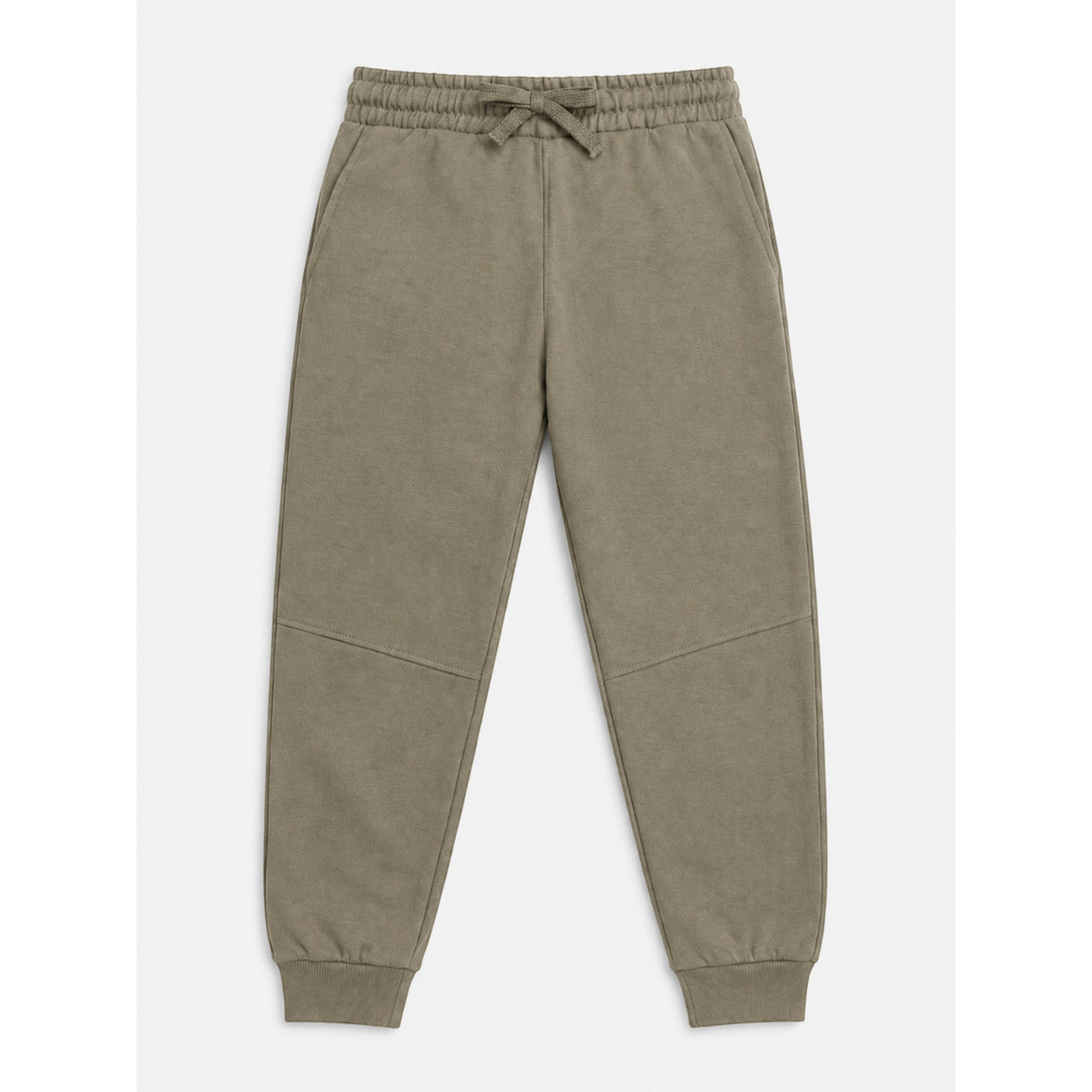 جوغر بقصة مريحة ورباط للأولاد باللون الزيتي-boys-clothing-bottoms-joggersandtrackpants-image-4