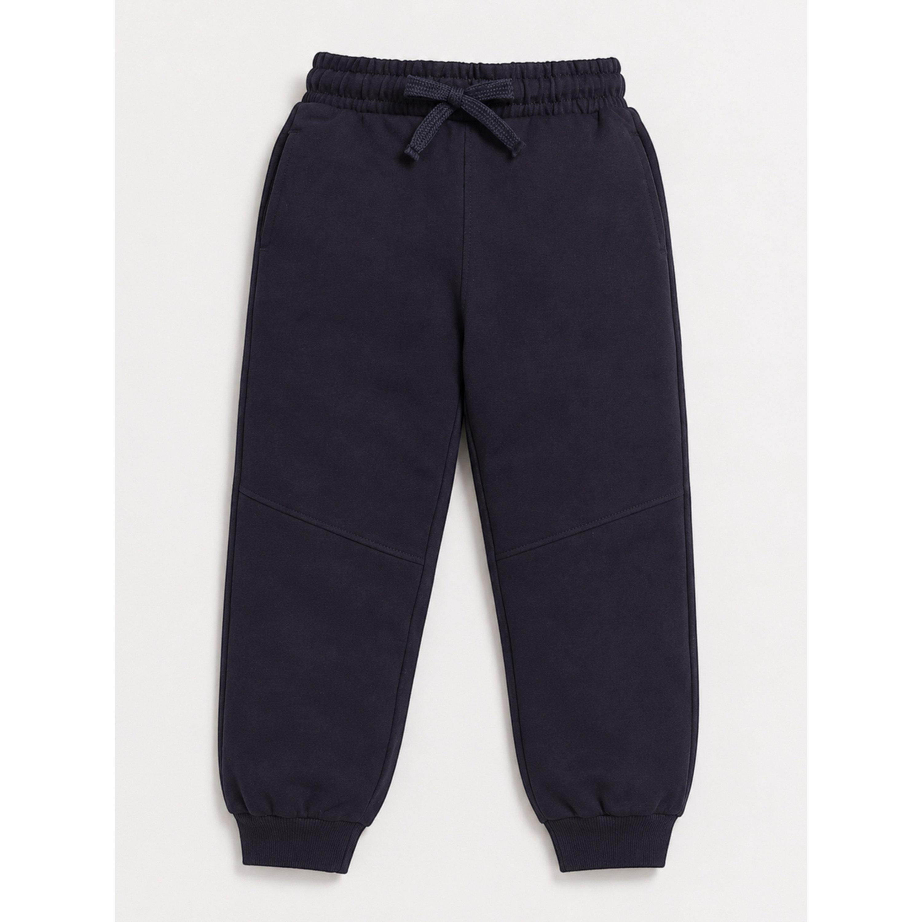 جوغر بقصة مريحة ورباط للأطفال باللون الأسود-boys-clothing-bottoms-joggersandtrackpants-image-3