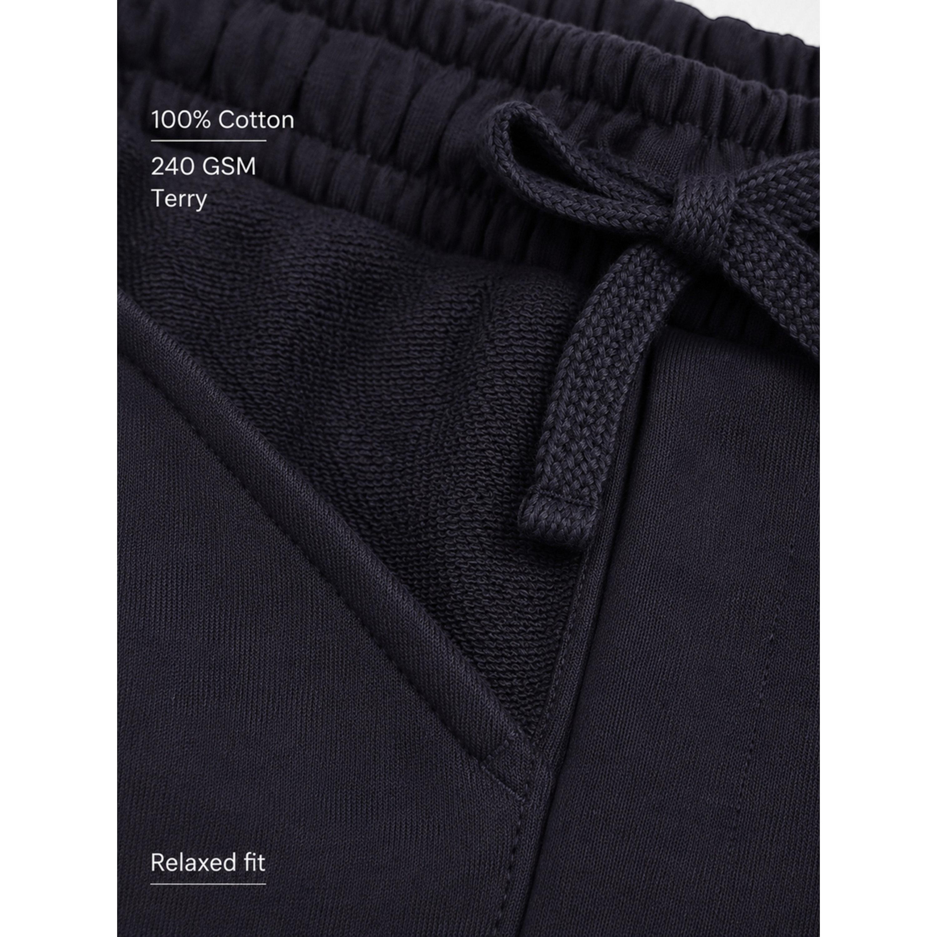 جوغر بقصة مريحة ورباط للأطفال باللون الأسود-boys-clothing-bottoms-joggersandtrackpants-image-4