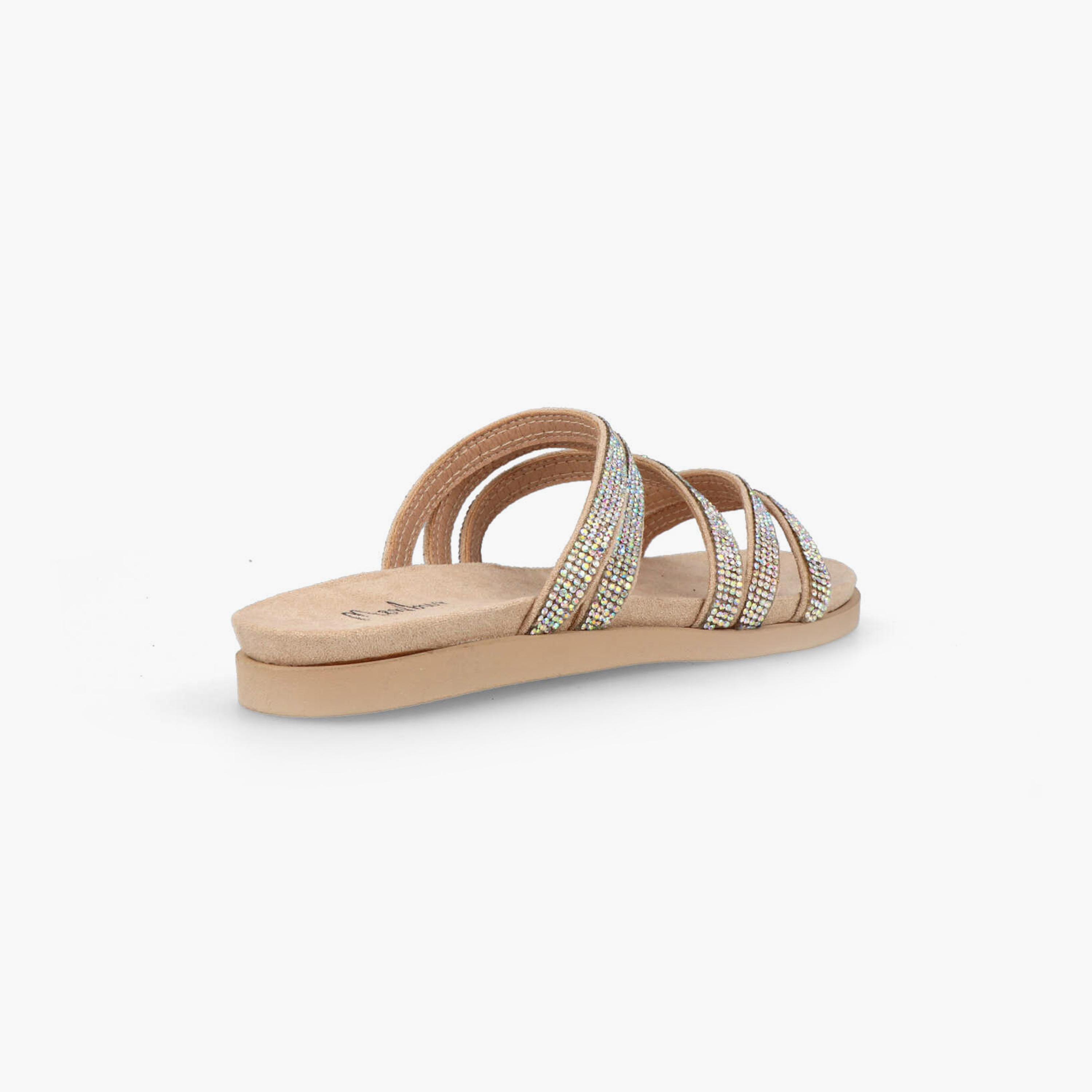 Menbur Women's Slide Sandals with Rhinestone Accent | 21327-women-shoes-sandals-flats-image-3