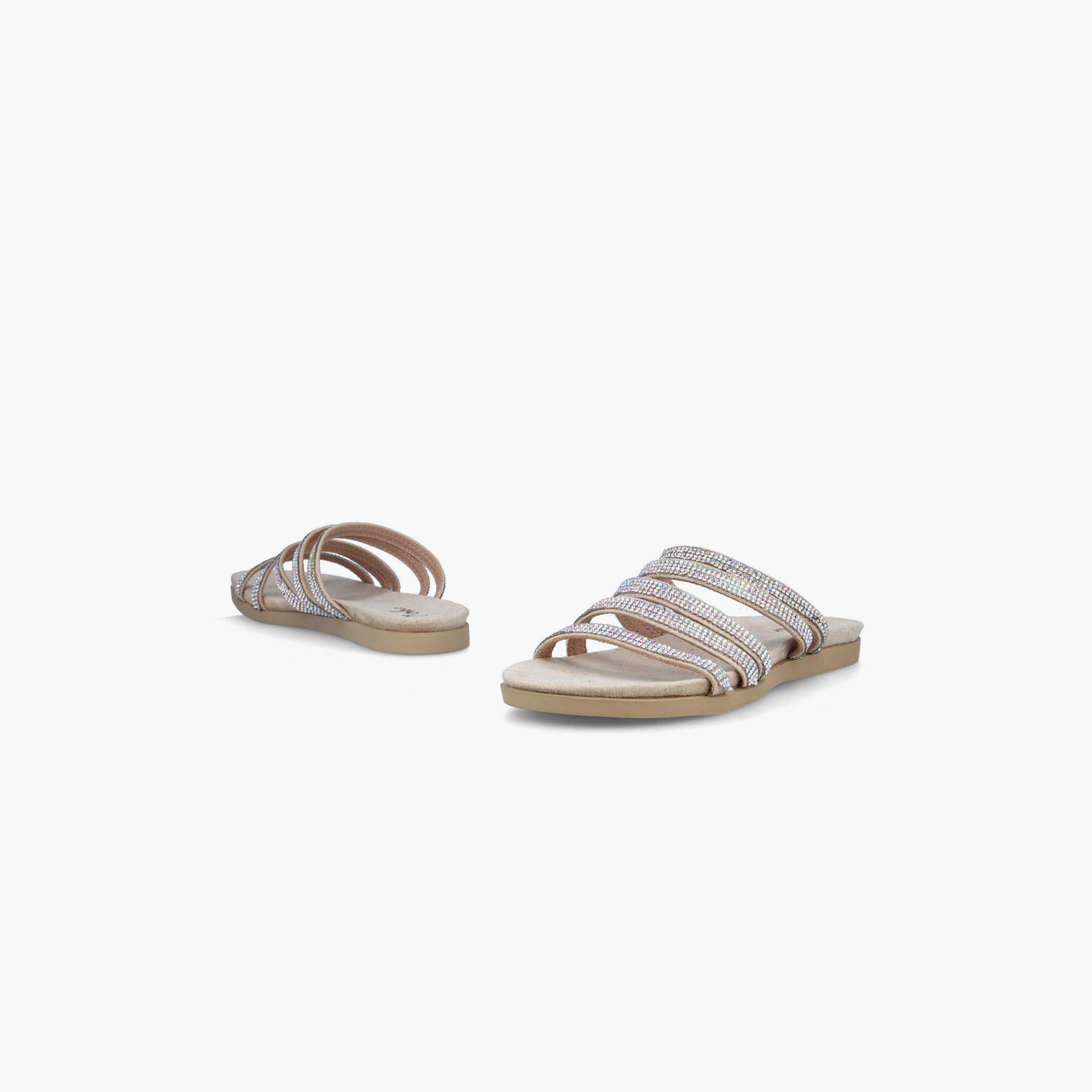Menbur Women's Slide Sandals with Rhinestone Accent | 21327-women-shoes-sandals-flats-image-4
