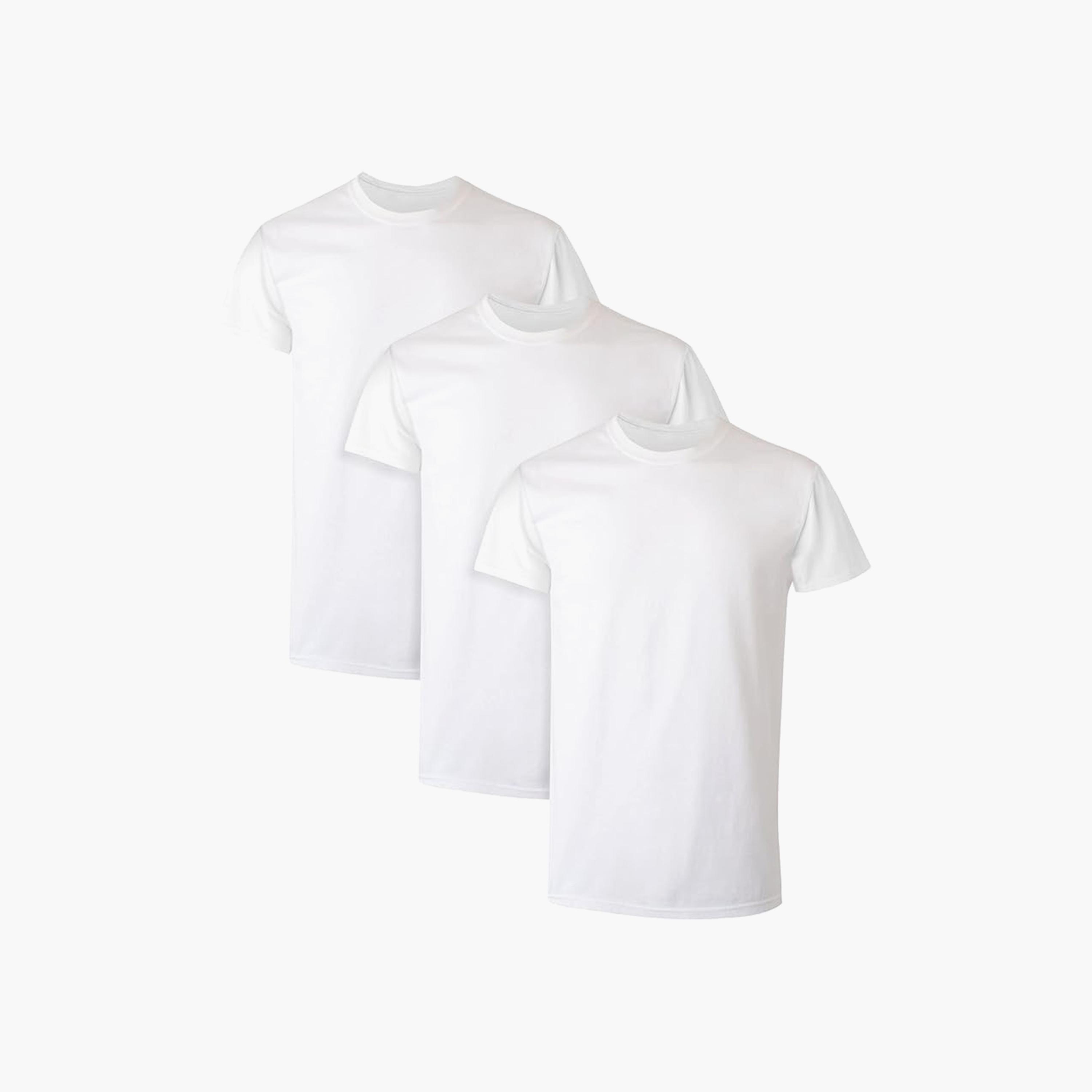 مجموعة 3 قطع تي شيرتات من هنس للرجال بأكمام قصيرة ورقبة دائرية-men-clothing-tshirtsandpolos-tshirts-image-1