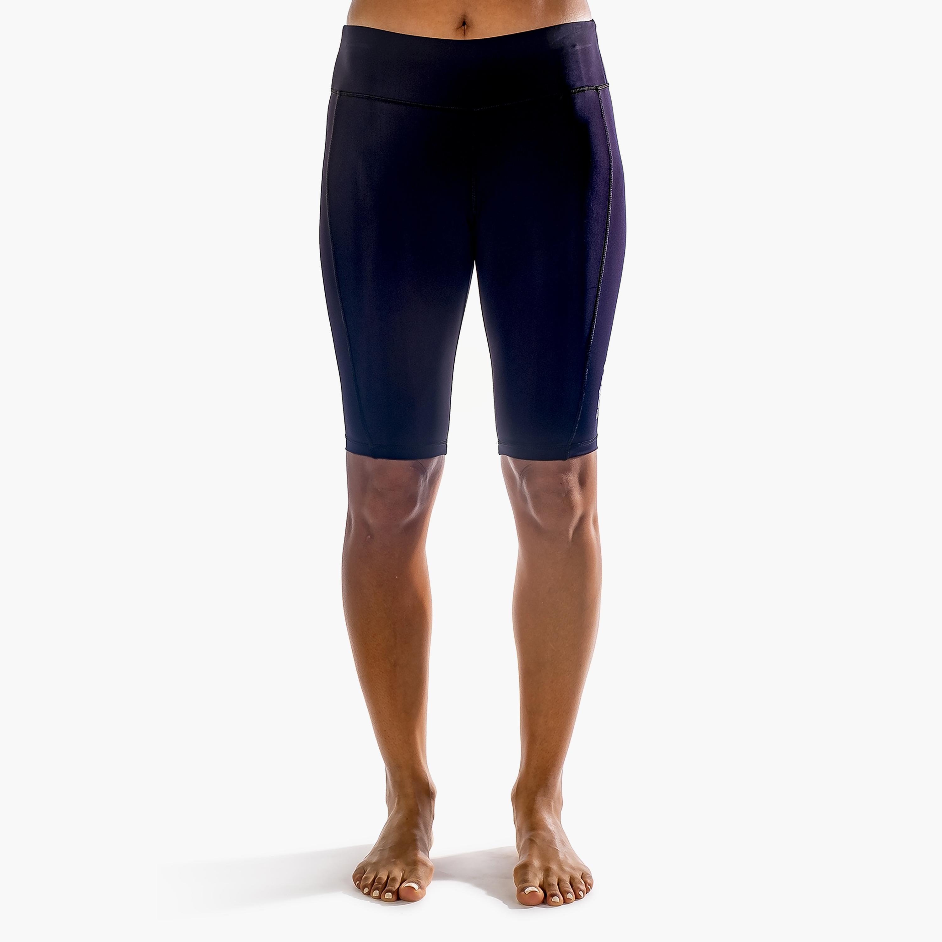 شورت نسائي من COEGA Sunwear للسباحة طويل، أسود-women-clothing-sportswearandactivewear-bottoms-image-1