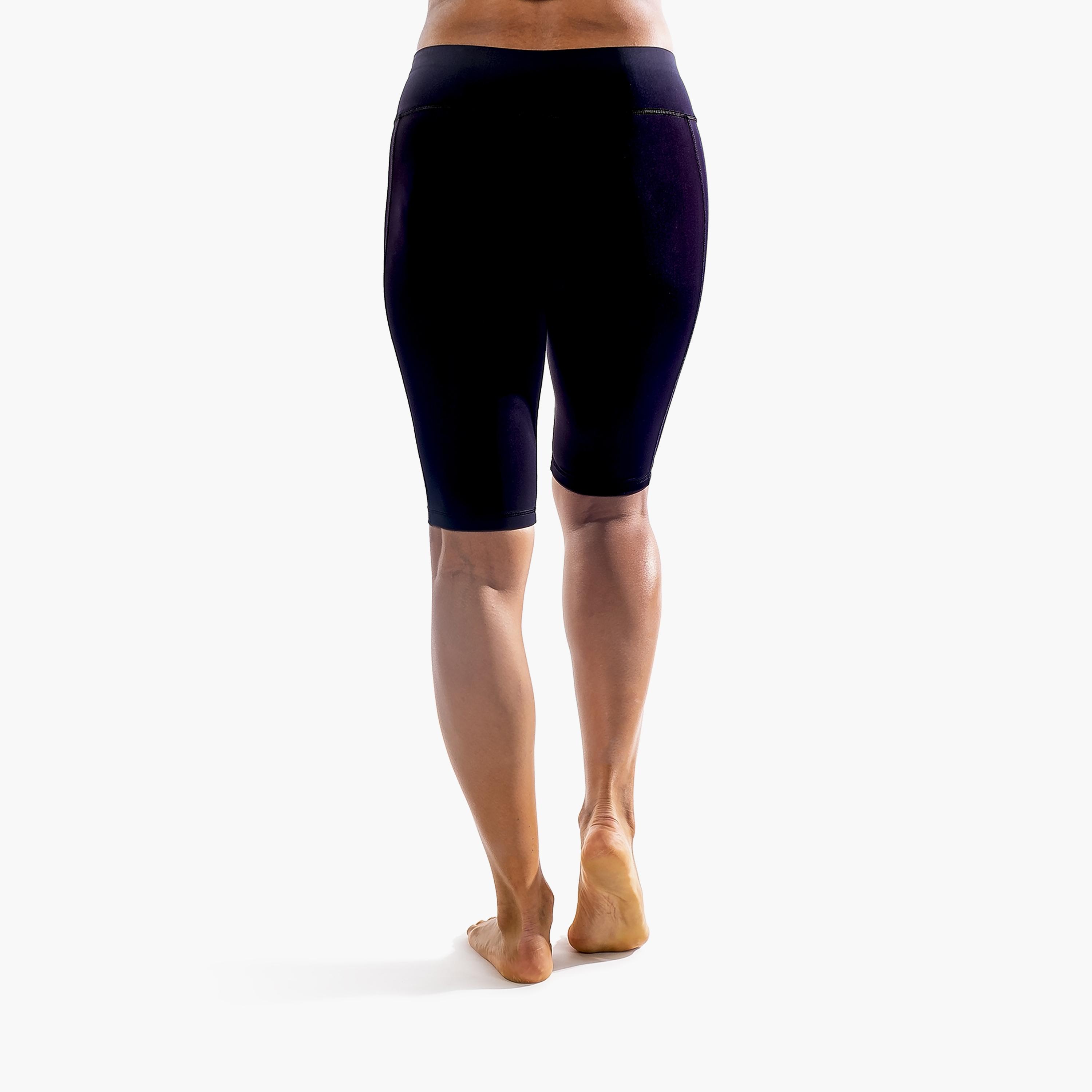 شورت نسائي من COEGA Sunwear للسباحة طويل، أسود-women-clothing-sportswearandactivewear-bottoms-image-2