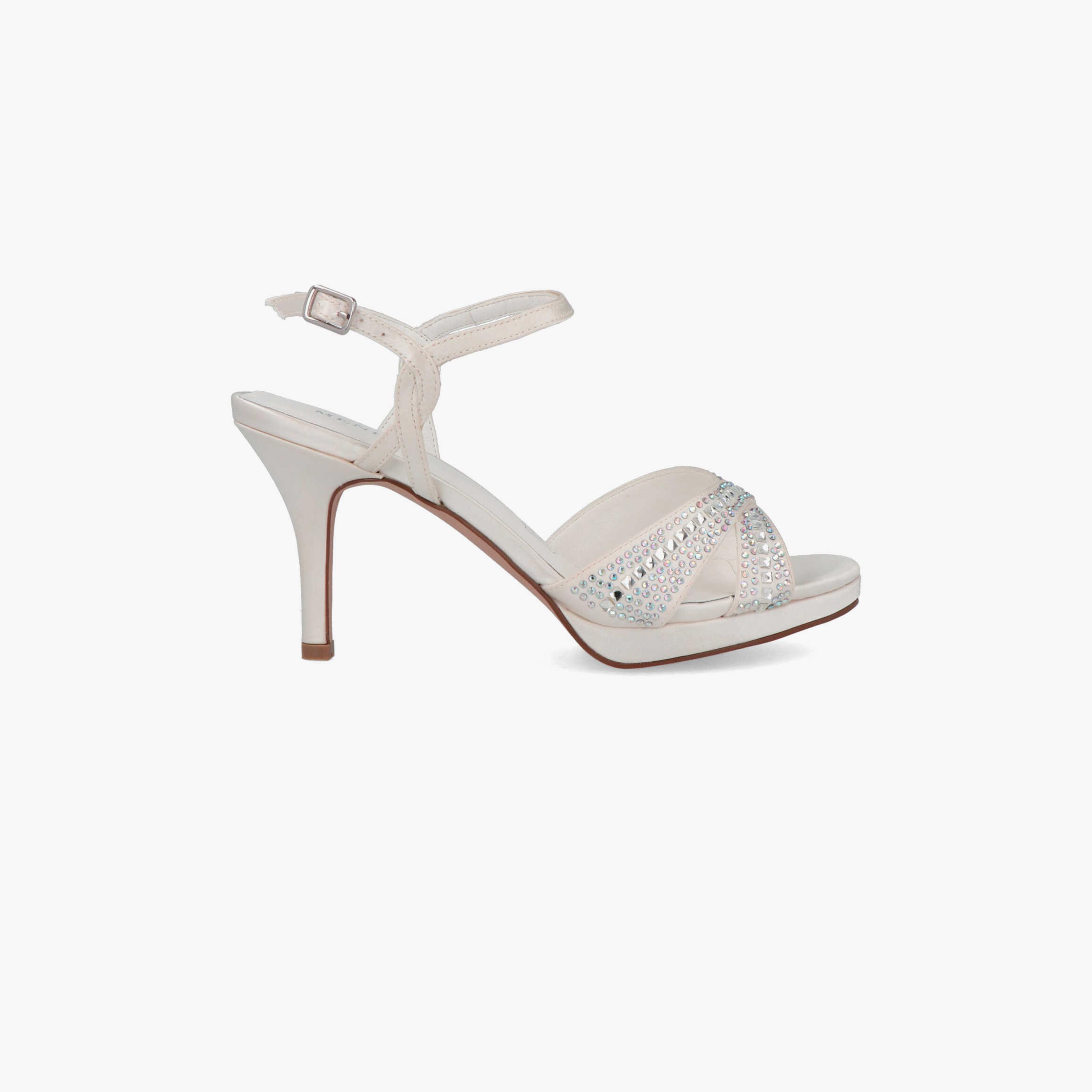 Menbur Women's Strap Sandals with Rhinestone Accent | 21413-women-shoes-sandals-flats-image-1