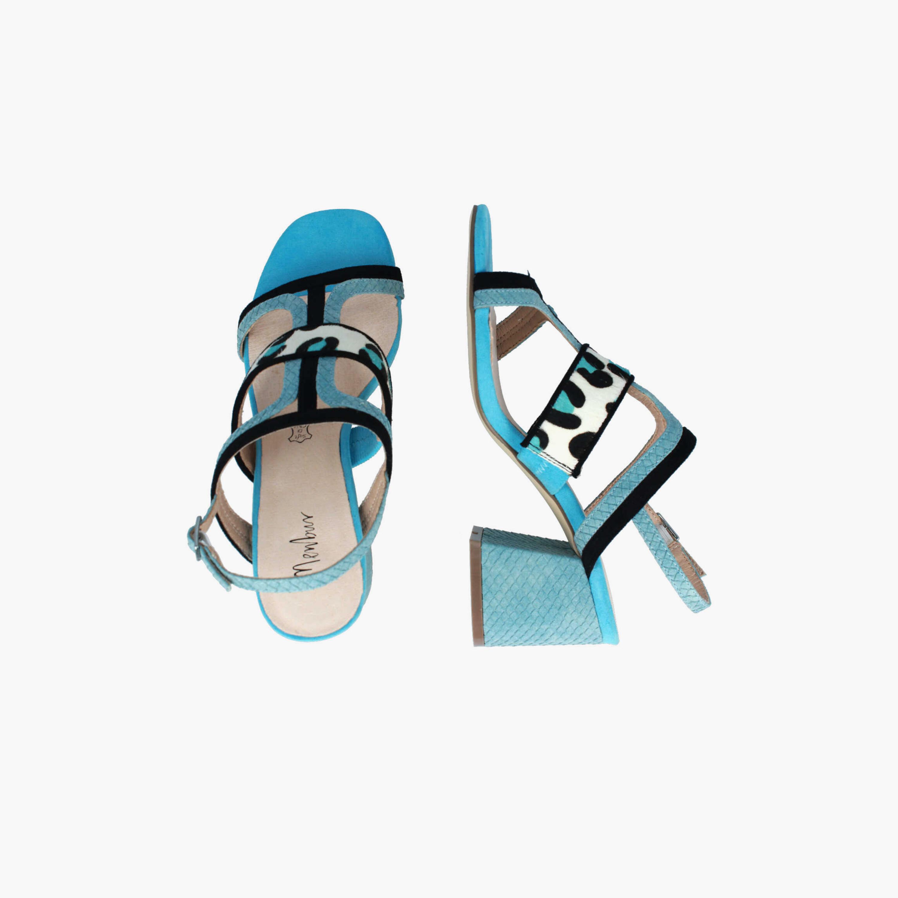 Menbur Women's Animal Print Block Heels with Strap | 21428-women-shoes-heels-image-4