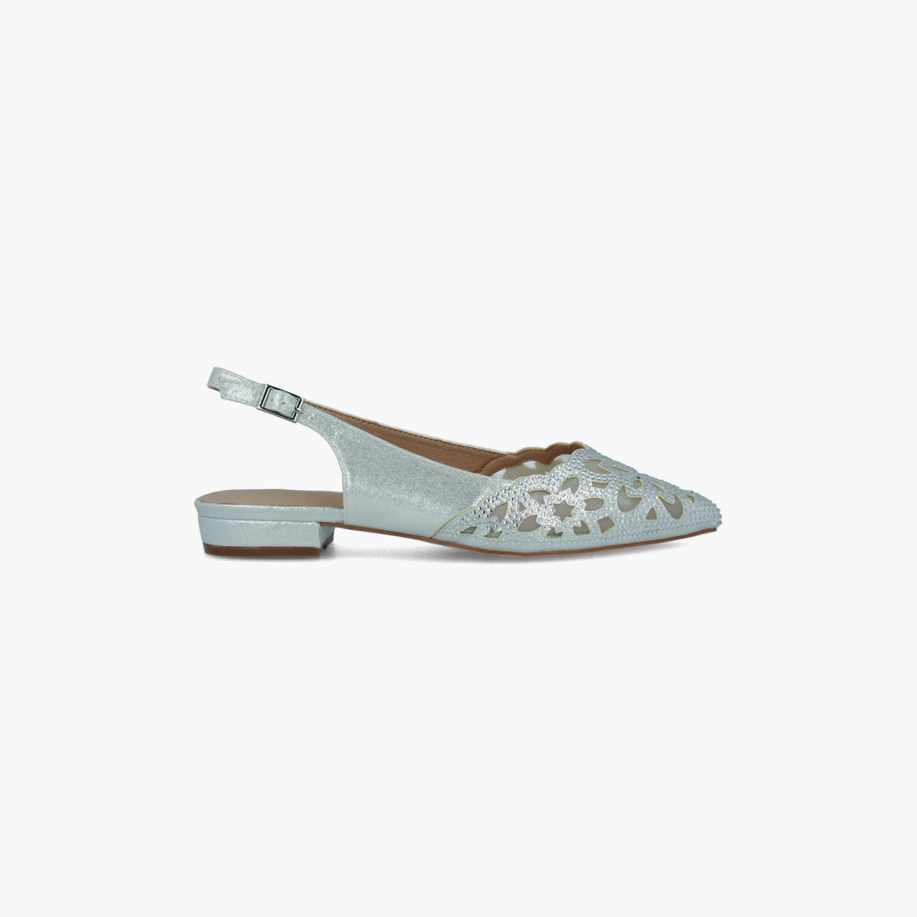 Menbur Women's Metallic Block Heels with Rhinestone Accent | 21458-women-shoes-heels-image-1