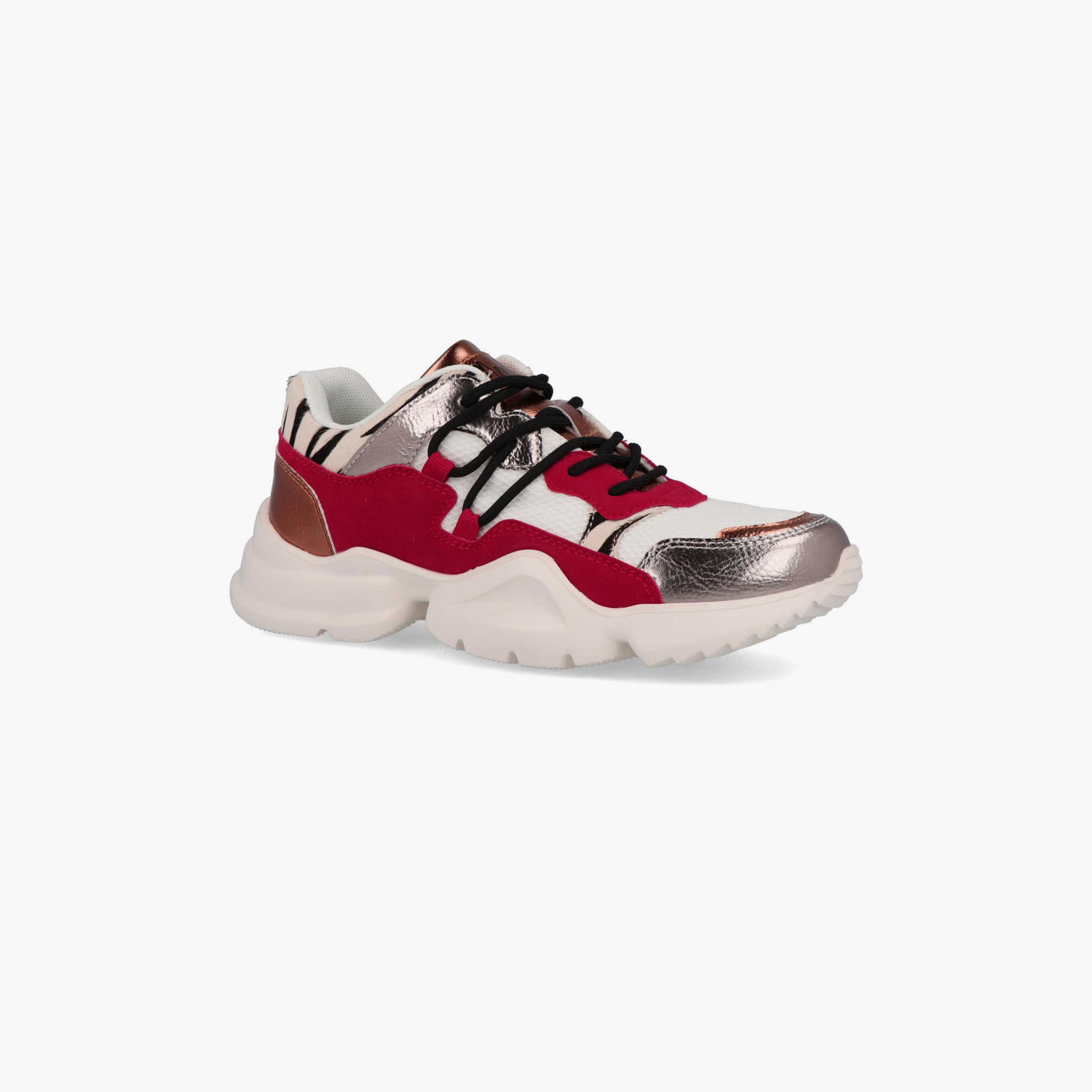 Menbur Women's Metallic Low Ankle Sneakers | 21461-women-shoes-sneakers-image-1