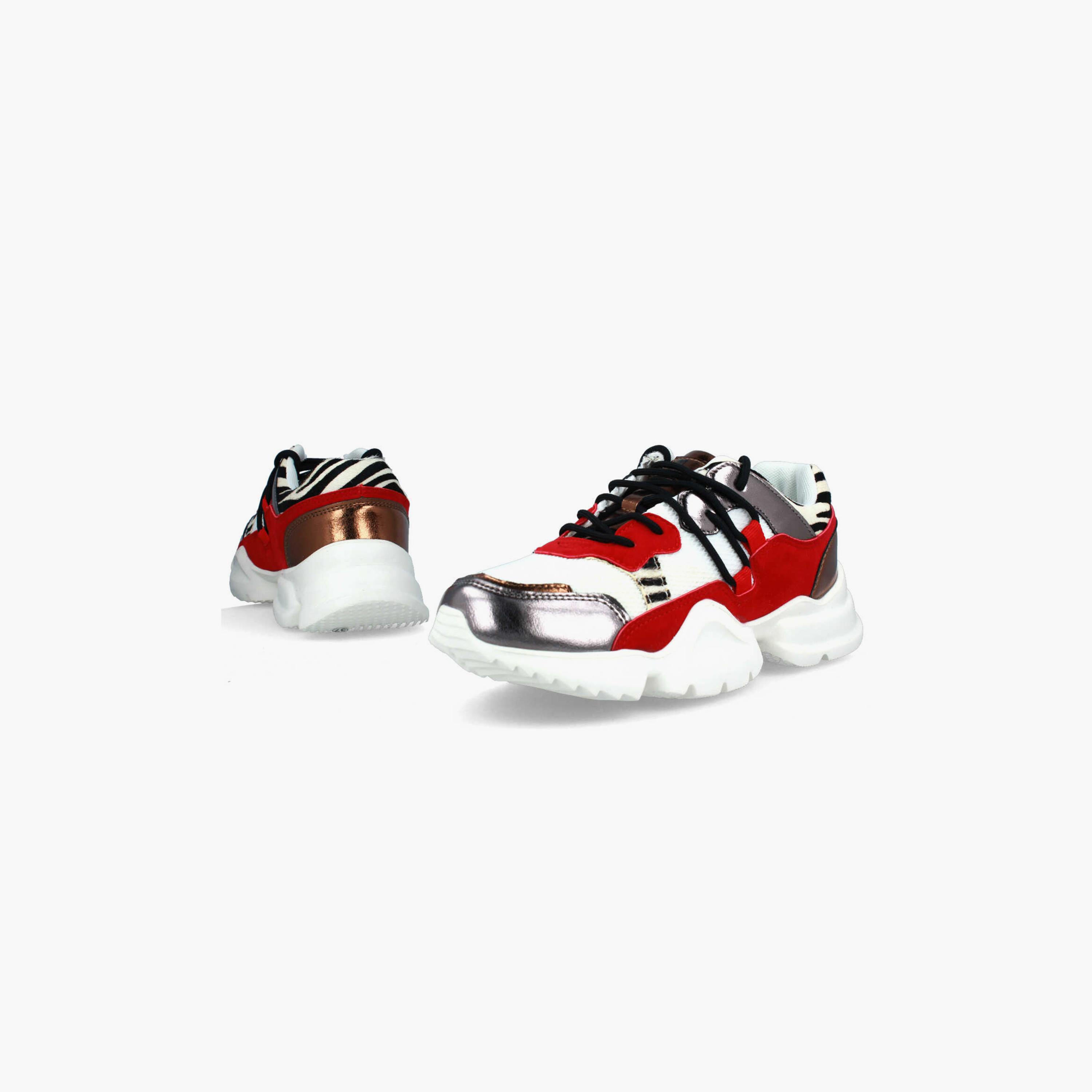 Menbur Women's Metallic Low Ankle Sneakers | 21461-women-shoes-sneakers-image-4