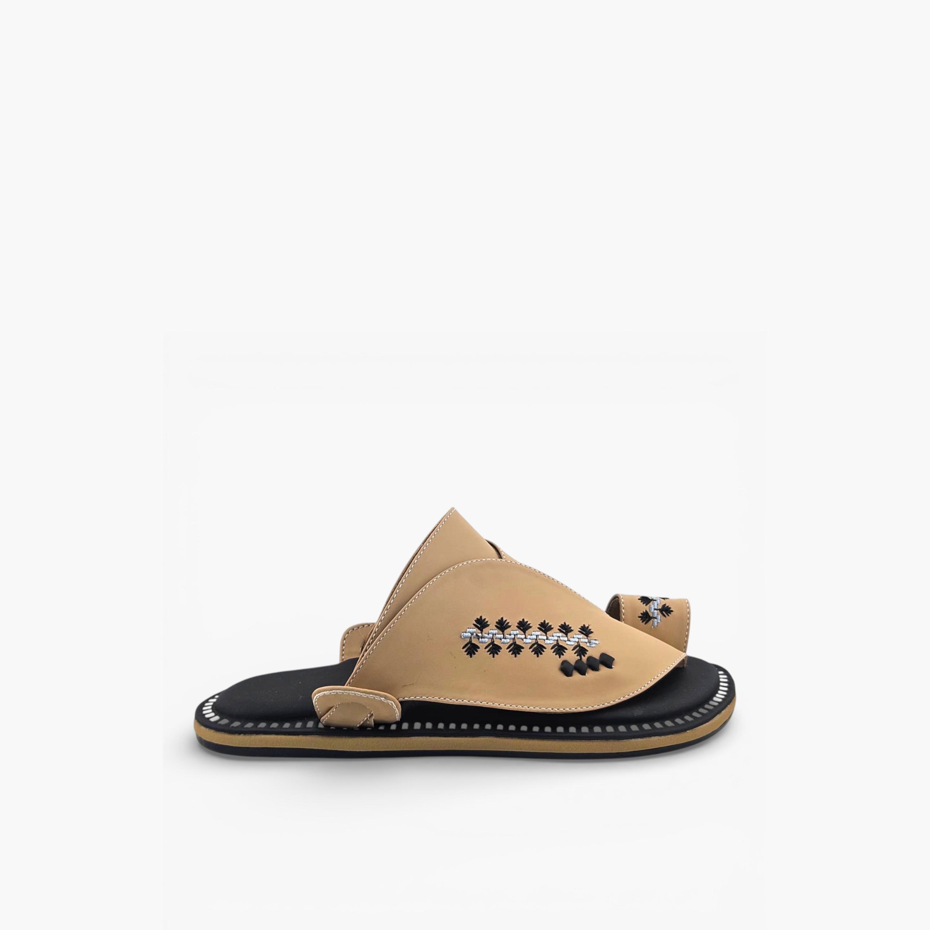 Al Fanoos Mens Slip-On Lumiere Arabic Sandals | 214-men-shoes-sandals-image-2